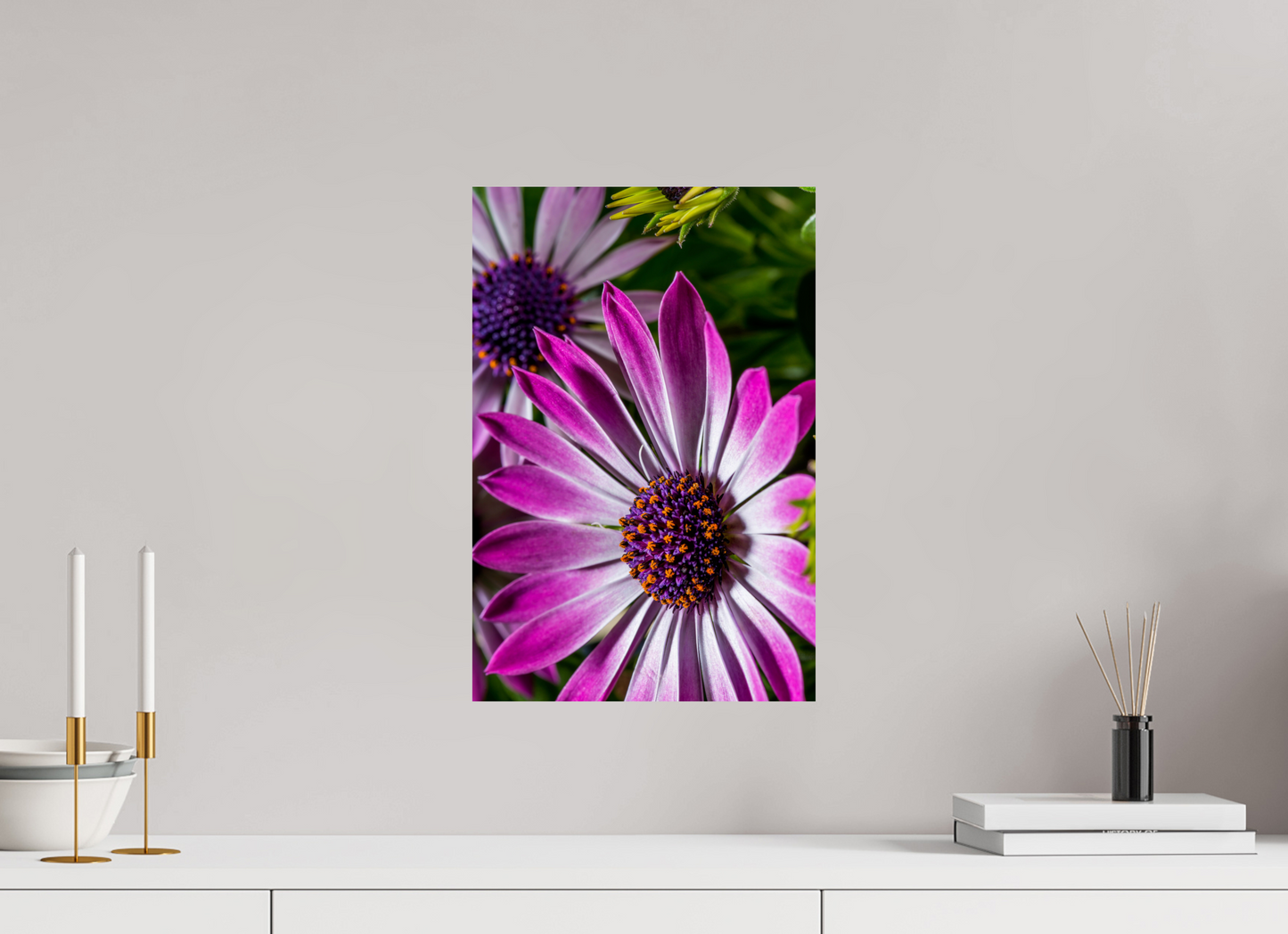 30 x 45 cm, ChromaLuxe HD Metal Print Kapmargerite_01
