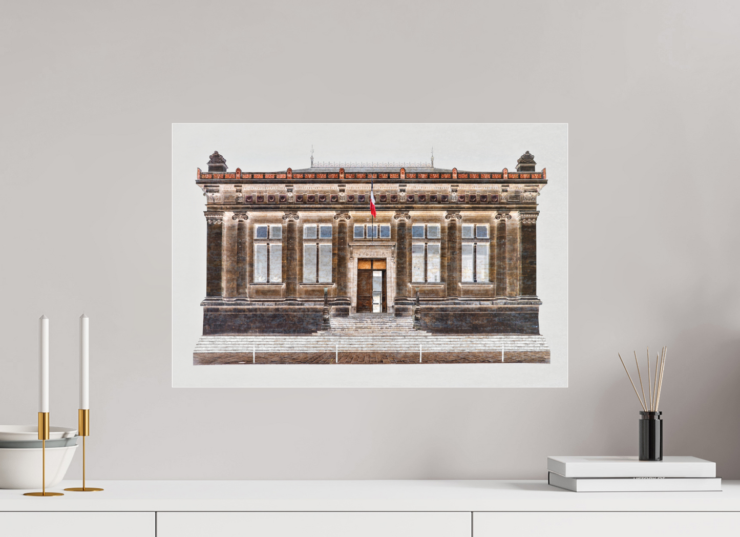 60 x 40 cm, Fine Art Acrylglas Matt Justitia