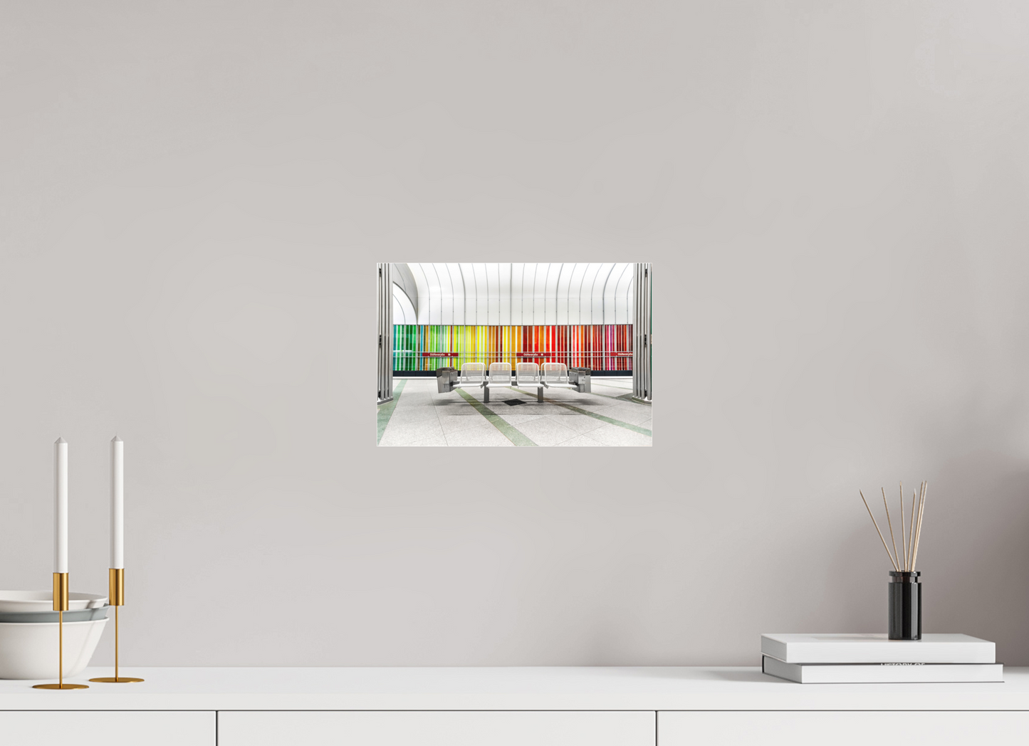 30 x 20 cm, Fine Art Acrylglas Matt Düfelrlstrasse #1 München