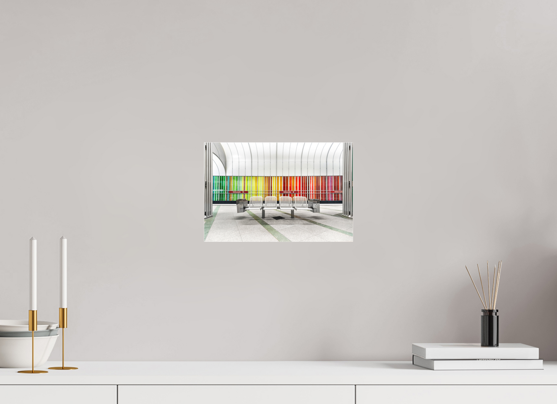 30 x 20 cm, Fine Art Acrylglas Matt Düfelrlstrasse #1 München