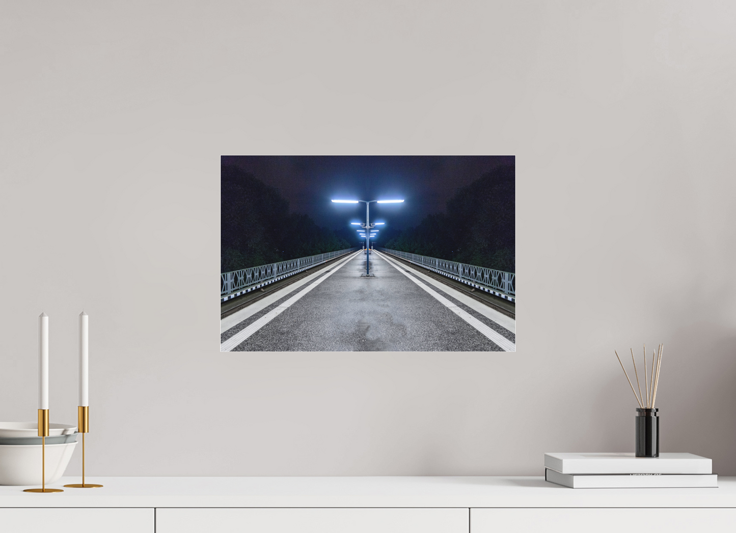 45 x 30 cm, Fine Art Acrylglas Matt Sierichstraße #6 Hamburg