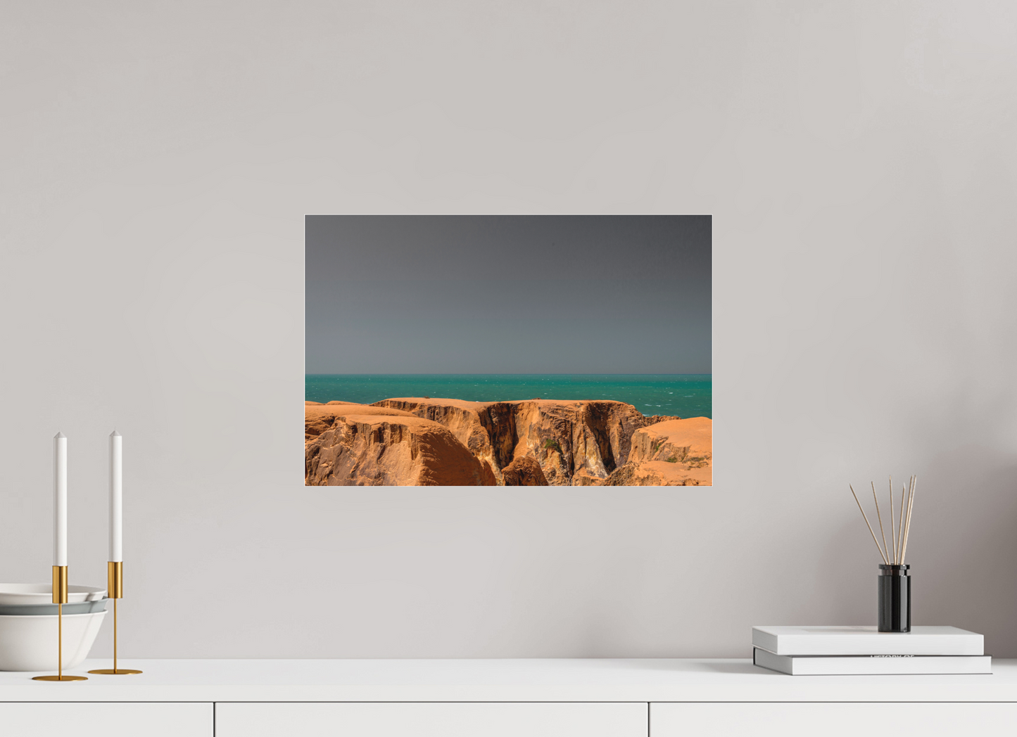 45 x 30 cm, Fine Art Acrylglas Matt Praia das Fontes - Beberibe - CE