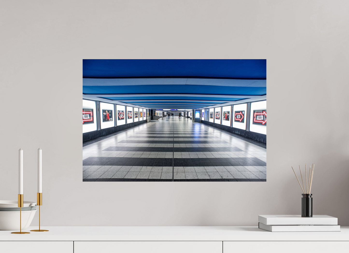 60 x 40 cm, Fine Art Print Metallic Edition Gesundbrunnen Berlin