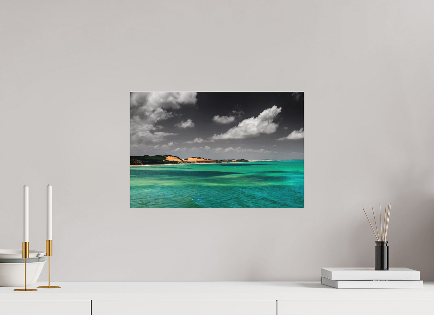 45 x 30 cm, Fine Art Acrylglas Matt Mirante dos Golfinhos - Tibau do Sul - RN