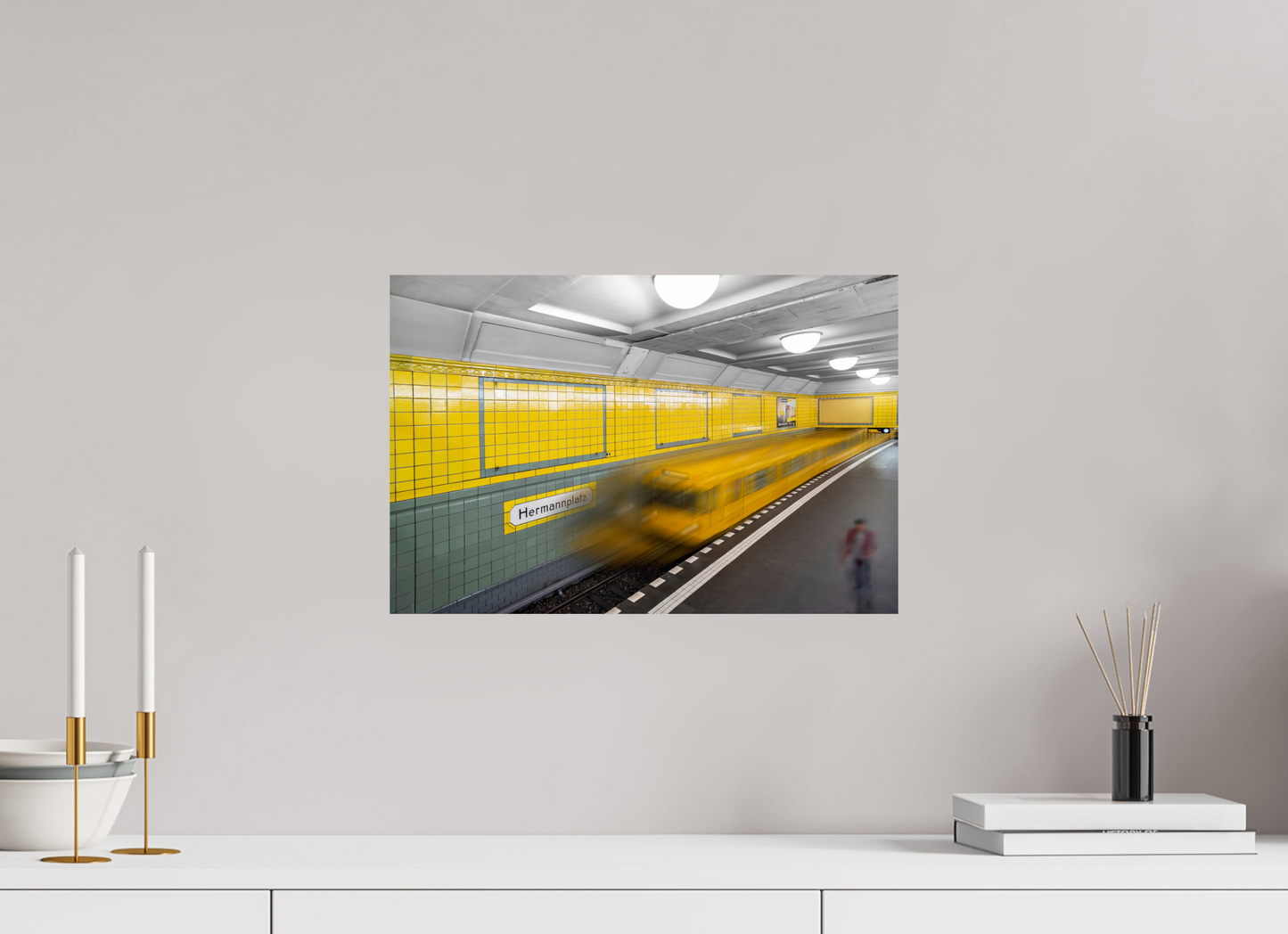 45 x 30 cm, Fine Art Print Metallic Edition Hermannsplatz #1 Berlin