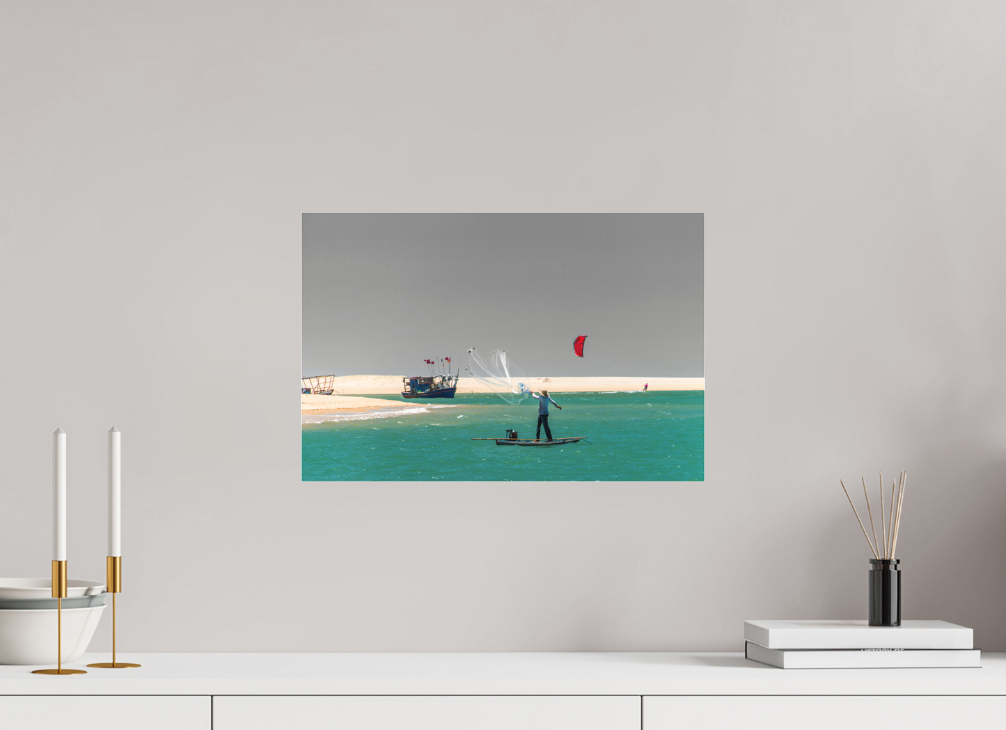 45 x 30 cm, Fine Art Acrylglas Matt Barra Nova - Cascavel - CE