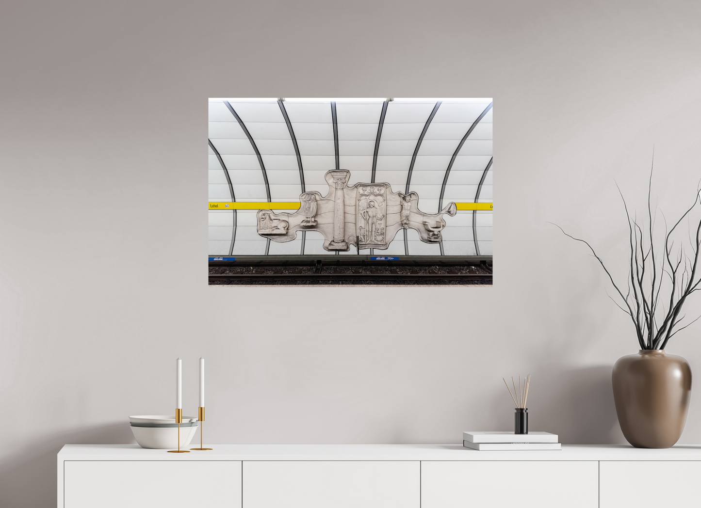 90 x 60 cm, Fine Art Print Metallic Edition Lehel #2 München