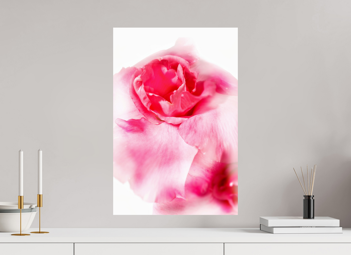 40 x 60 cm, ChromaLuxe HD Metal Print Rose_01