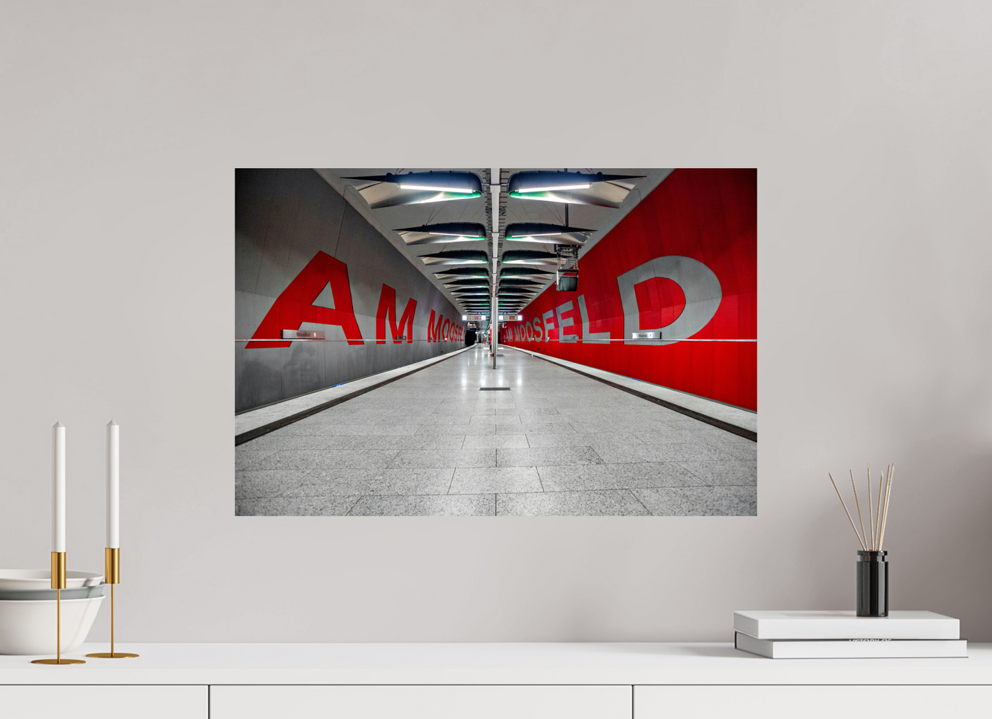 60 x 40 cm, Fine Art Print Metallic Edition Am Moosfeld #1 München