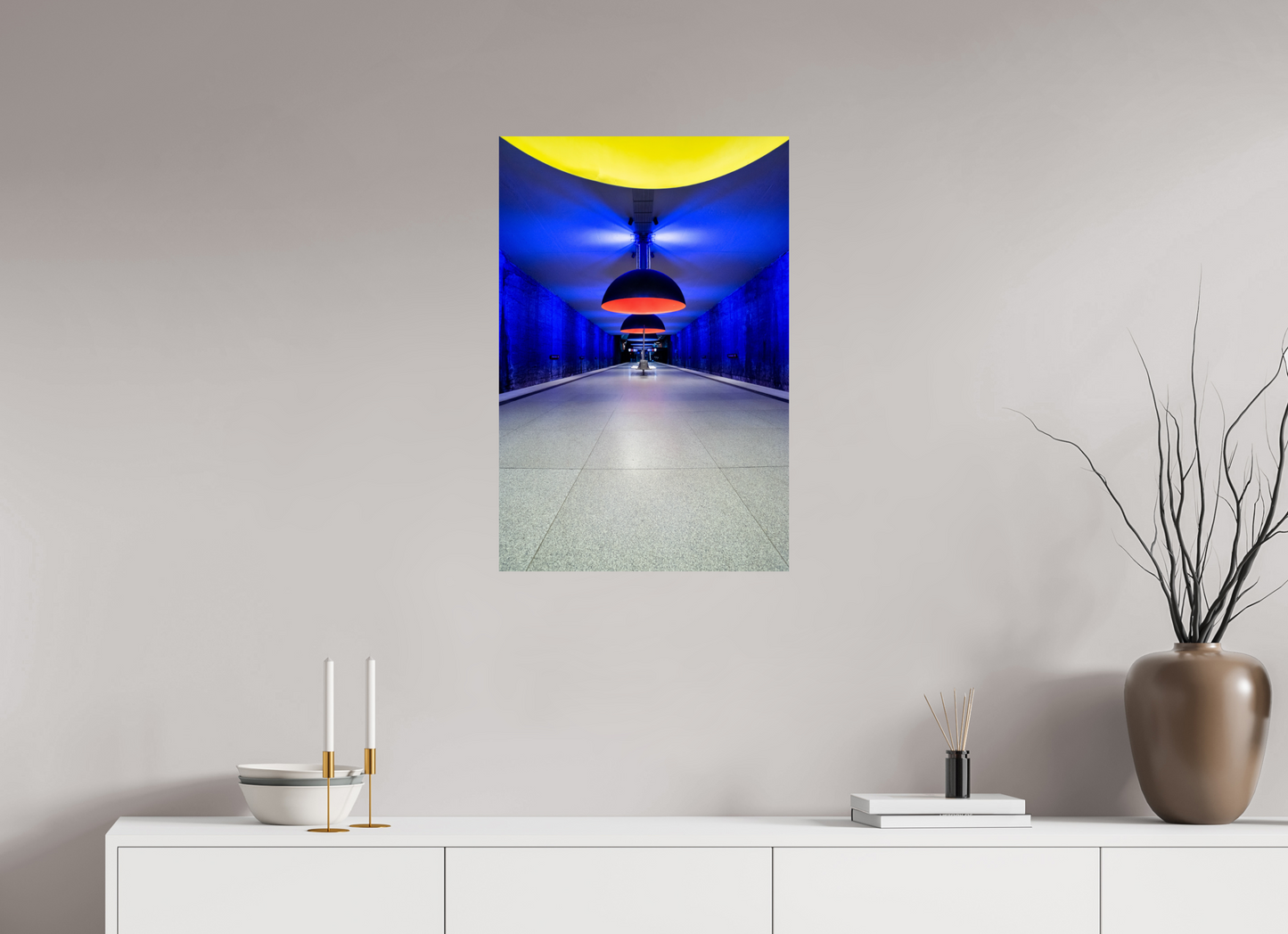 50 x 75 cm, Fine Art Print Metallic Edition München - Westfriedhof #4