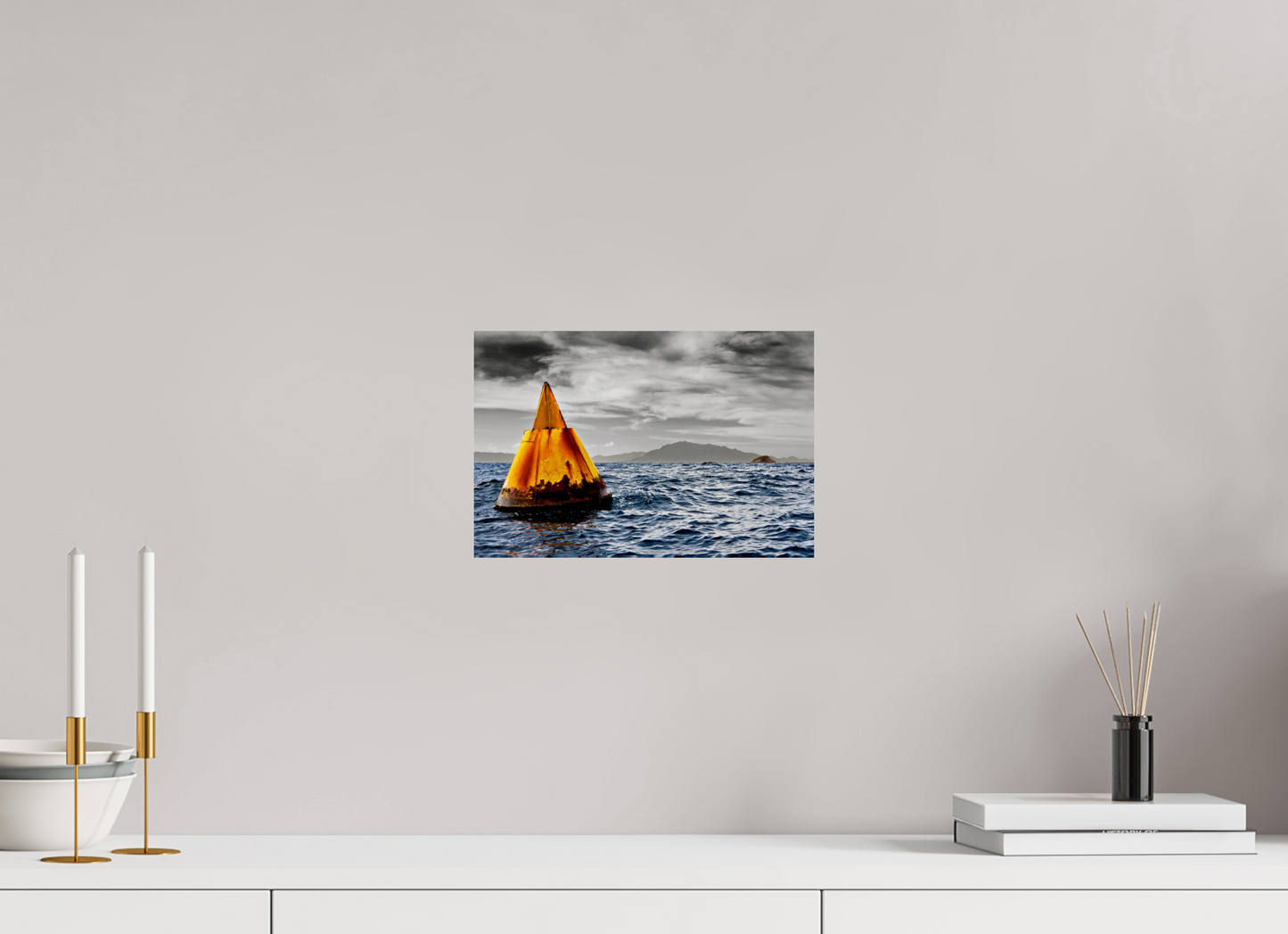 30 x 20 cm, Fine Art Print auf Alu-Dibond ohne Aufhang Alcatrazes - SP