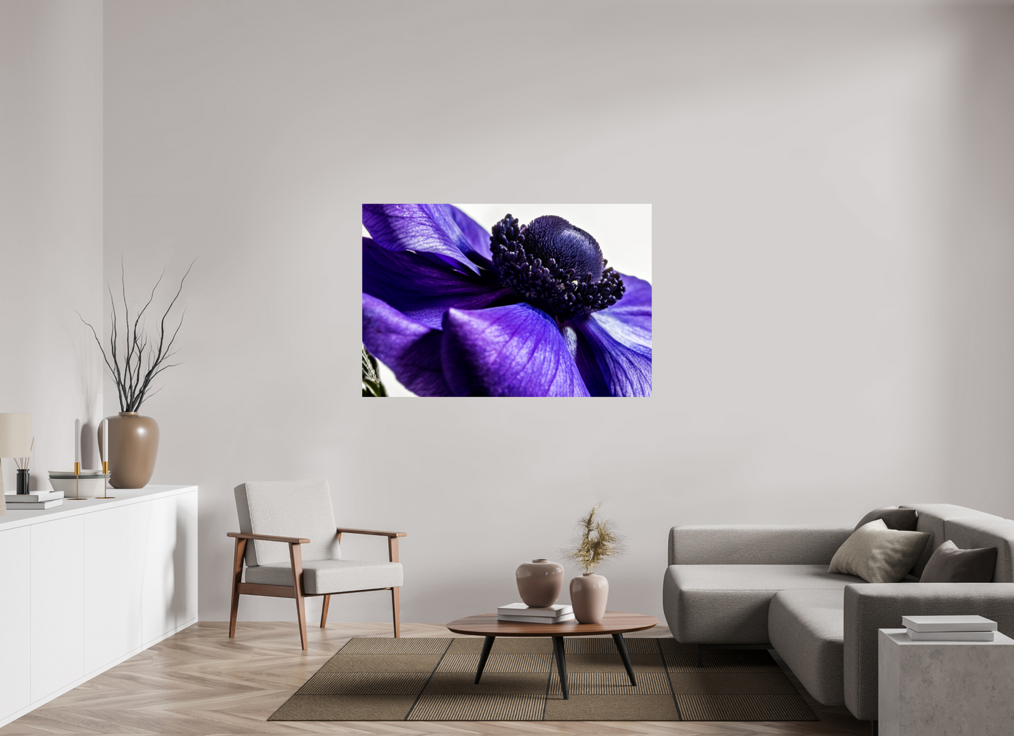 150 x 100 cm, Fine Art Print Baryta auf Alu-Dibond Kronenanemone_04