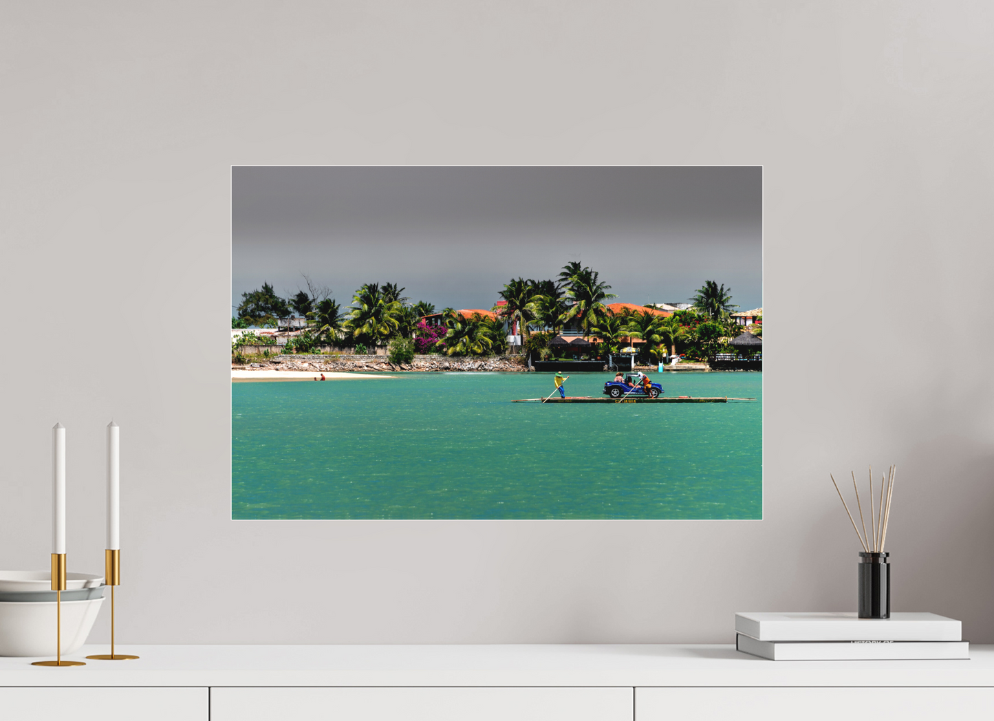 60 x 40 cm, Fine Art Acrylglas Matt Genipabu - Extremoz - RN #3