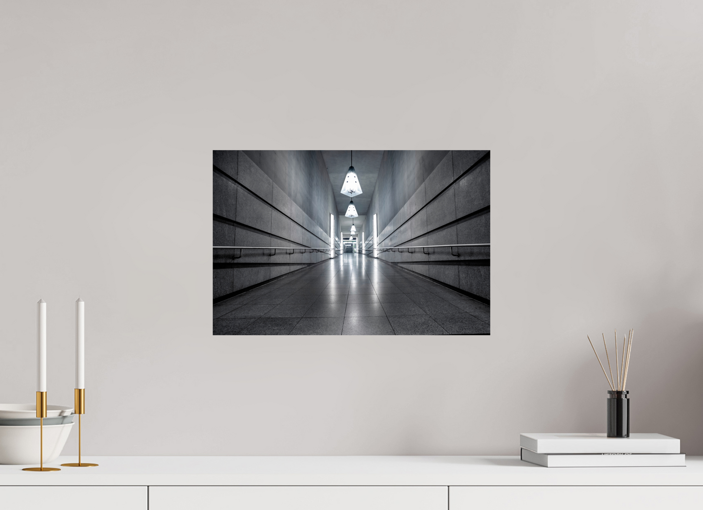 45 x 30 cm, Fine Art Print Metallic Edition Candidplatz #3 München