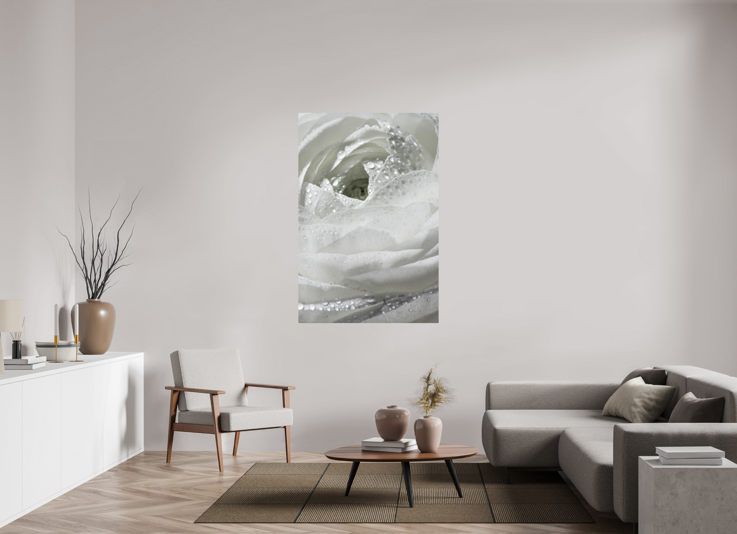 100 x 150 cm, Fine Art Print Baryta auf Alu-Dibond Rose_04