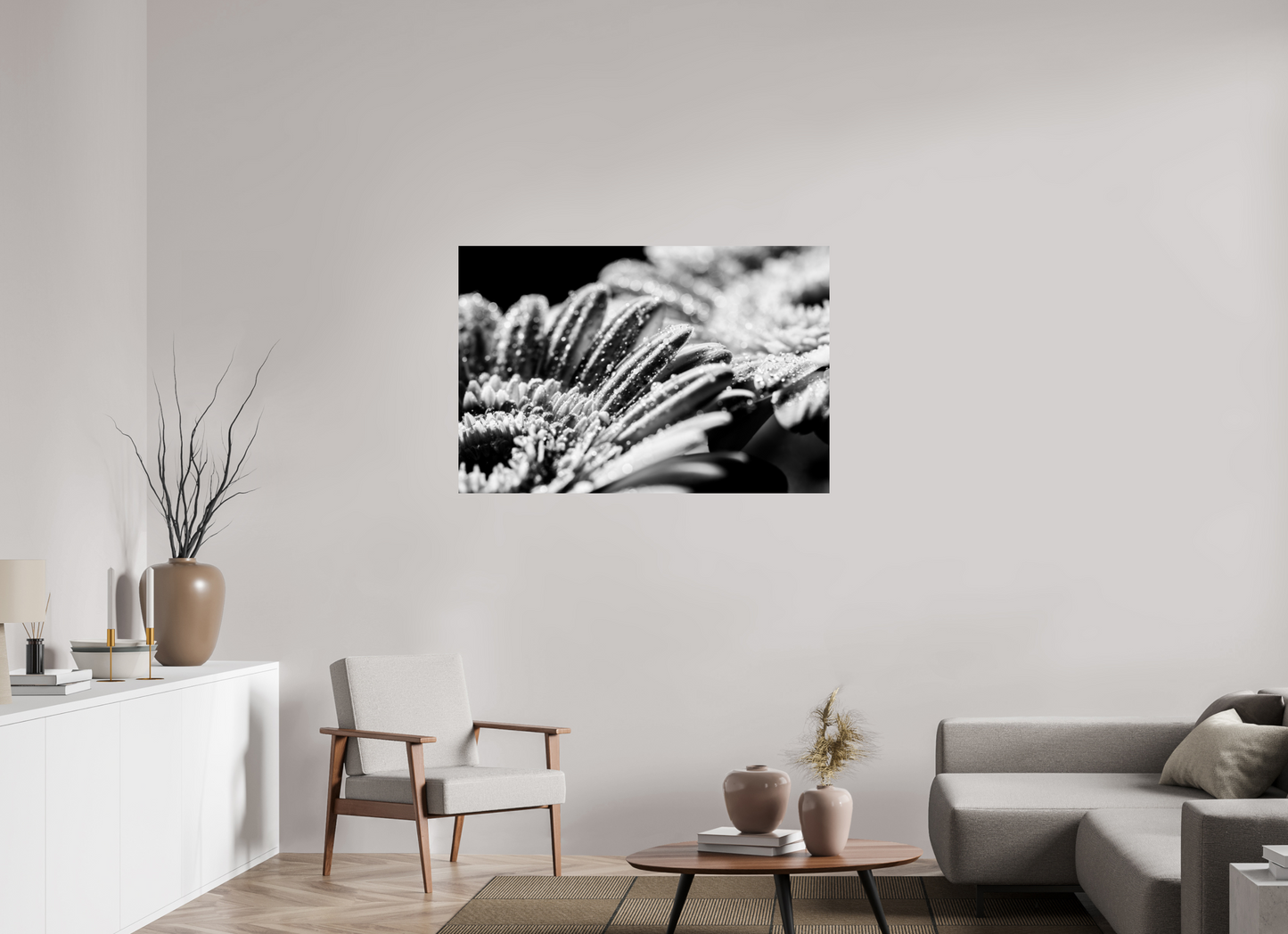 120 x 80 cm, ChromaLuxe HD Metal Print Gerbera_10