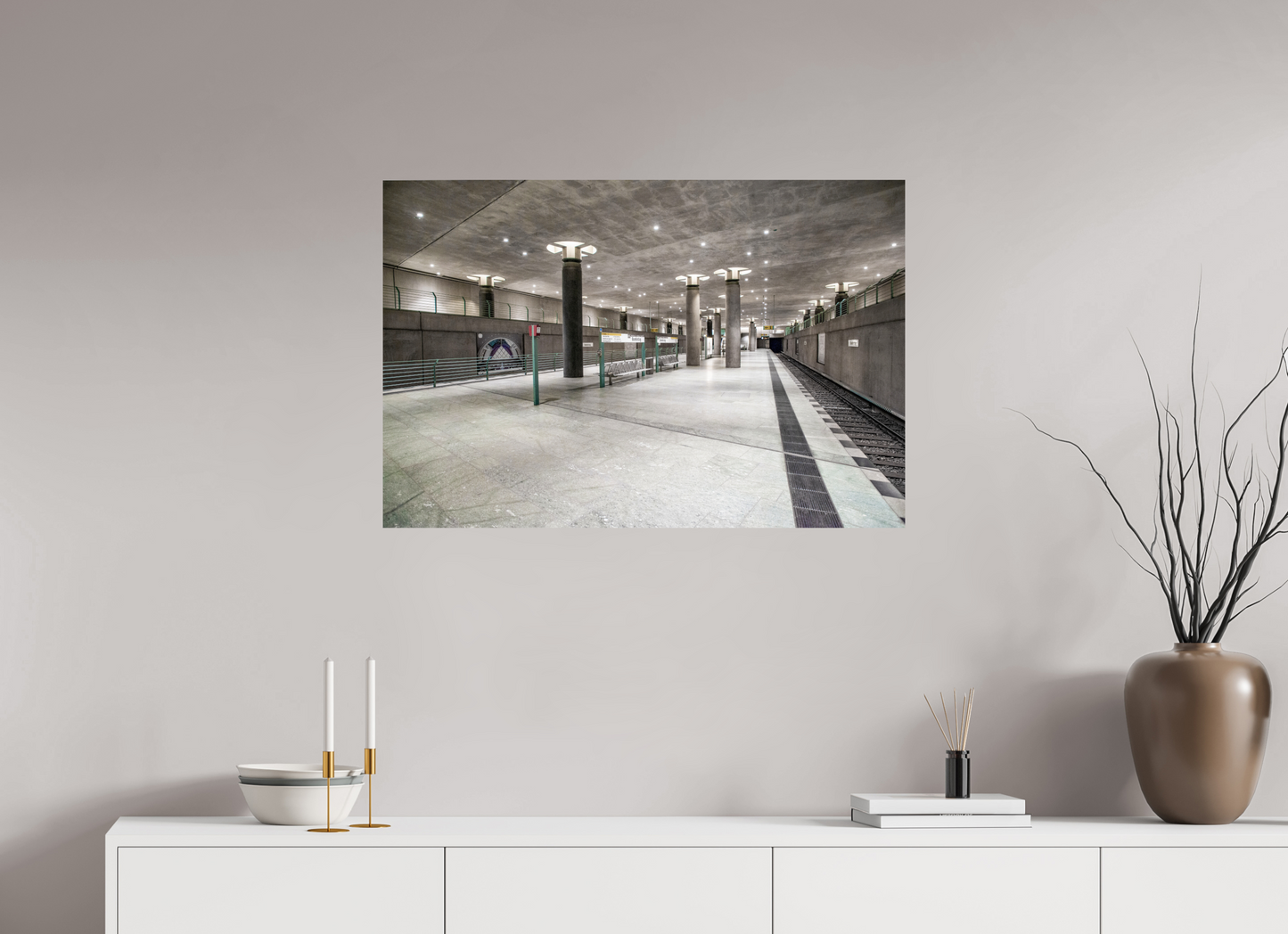 90 x 60 cm, Fine Art Print Metallic Edition Bundestag #1 Berlin
