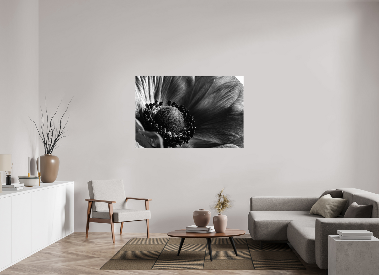 150 x 100 cm, Glänzender Foto-Abzug Acrylglas Kronenanemone_03