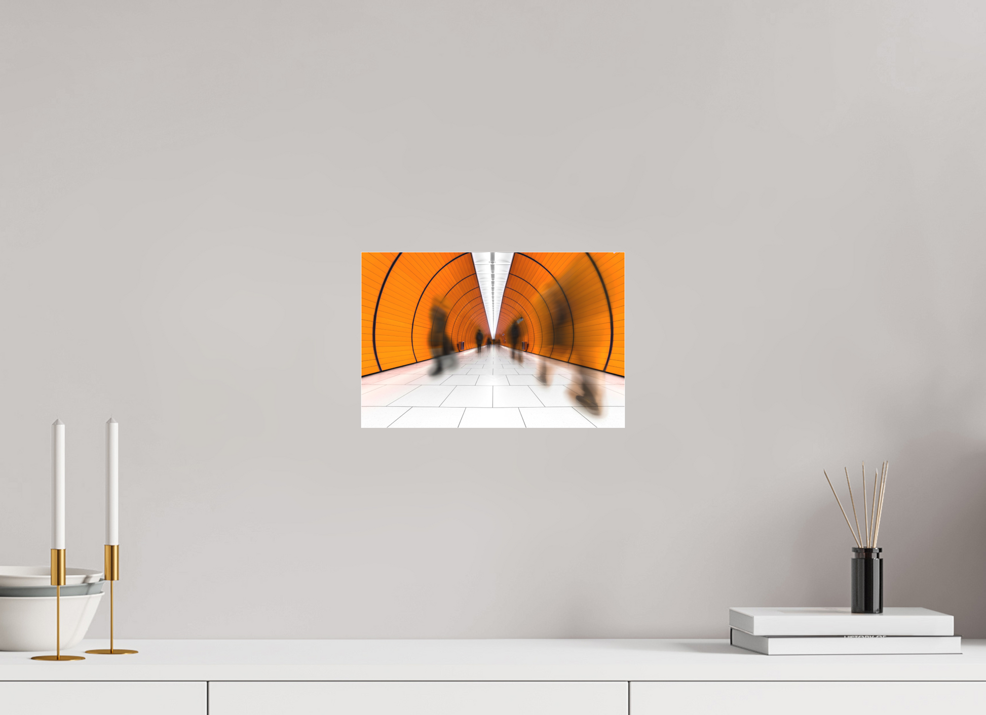 30 x 20 cm, Fine Art Acrylglas Matt Marienplatz #1 München