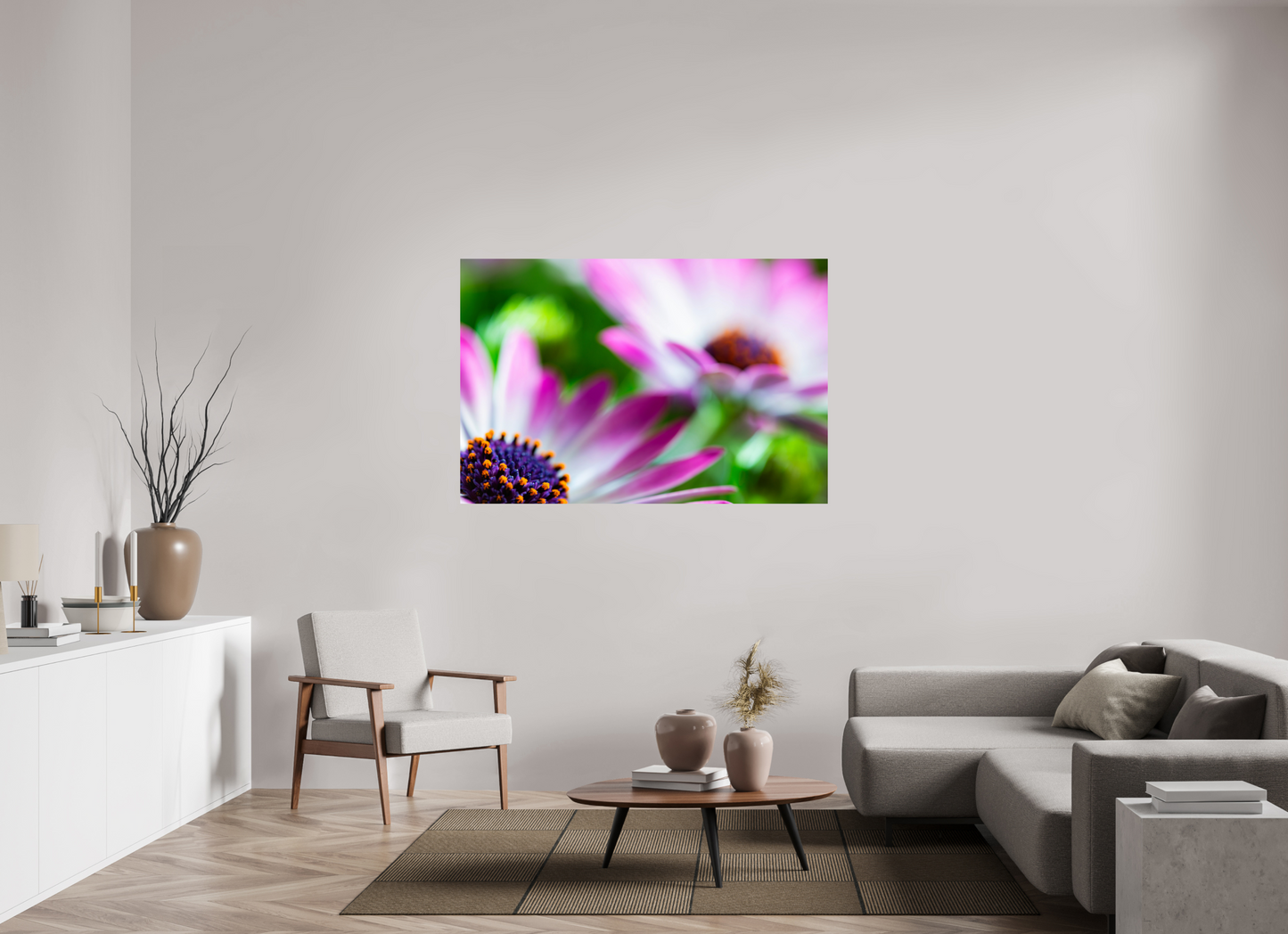 150 x 100 cm, ChromaLuxe HD Metal Print Kapmargerite_05