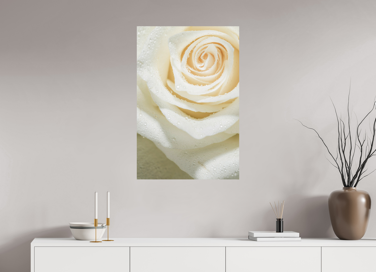 60 x 90 cm, Fine Art Print Baryta auf Alu-Dibond Rose_03