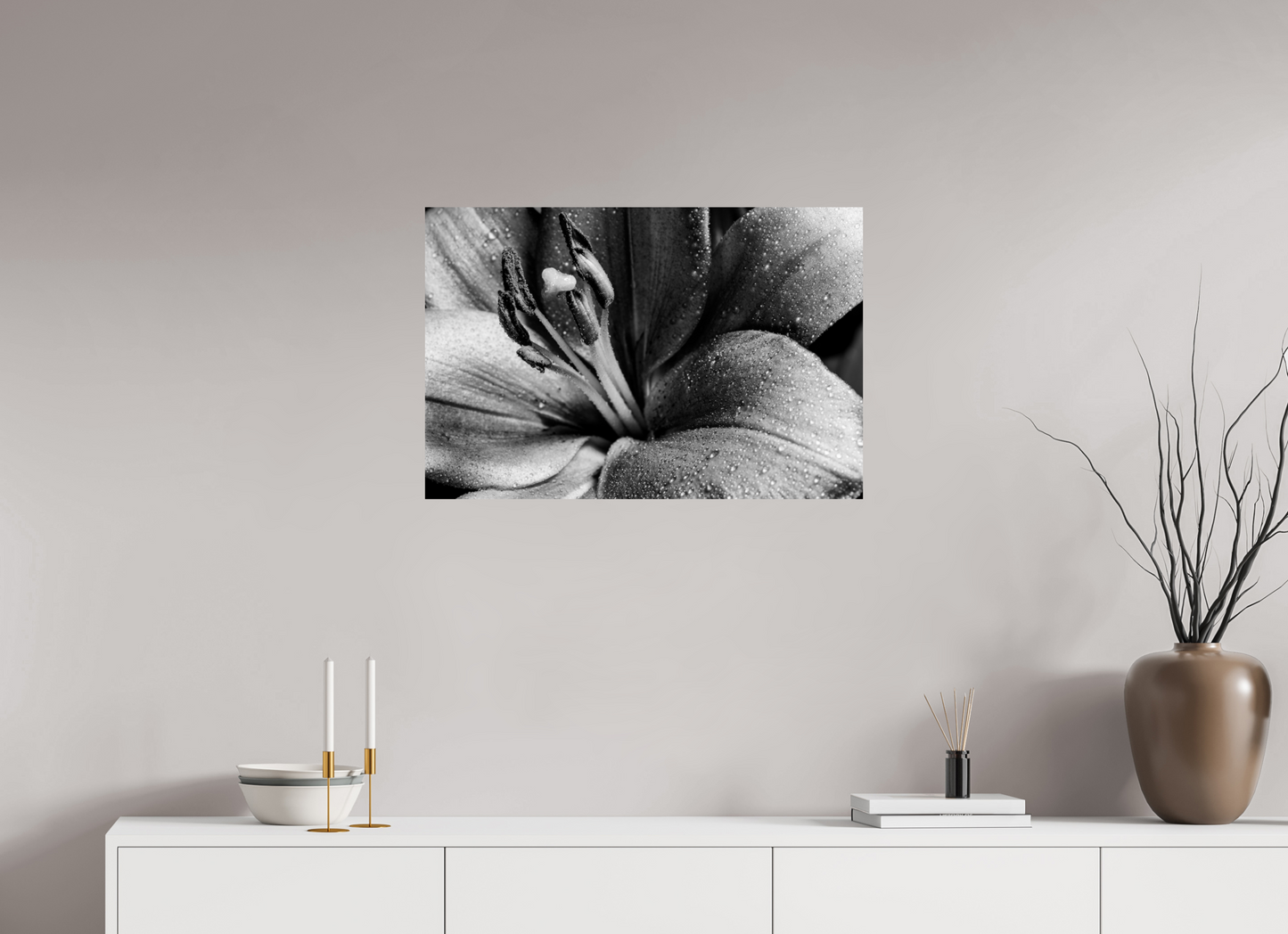 75 x 50 cm, ChromaLuxe HD Metal Print Lilie_03