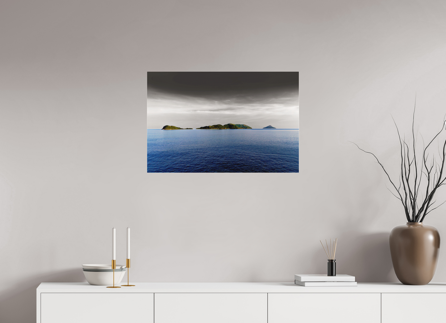 75 x 50 cm, Fine Art Acrylglas Matt As Ilhas - São Sebastião - SP