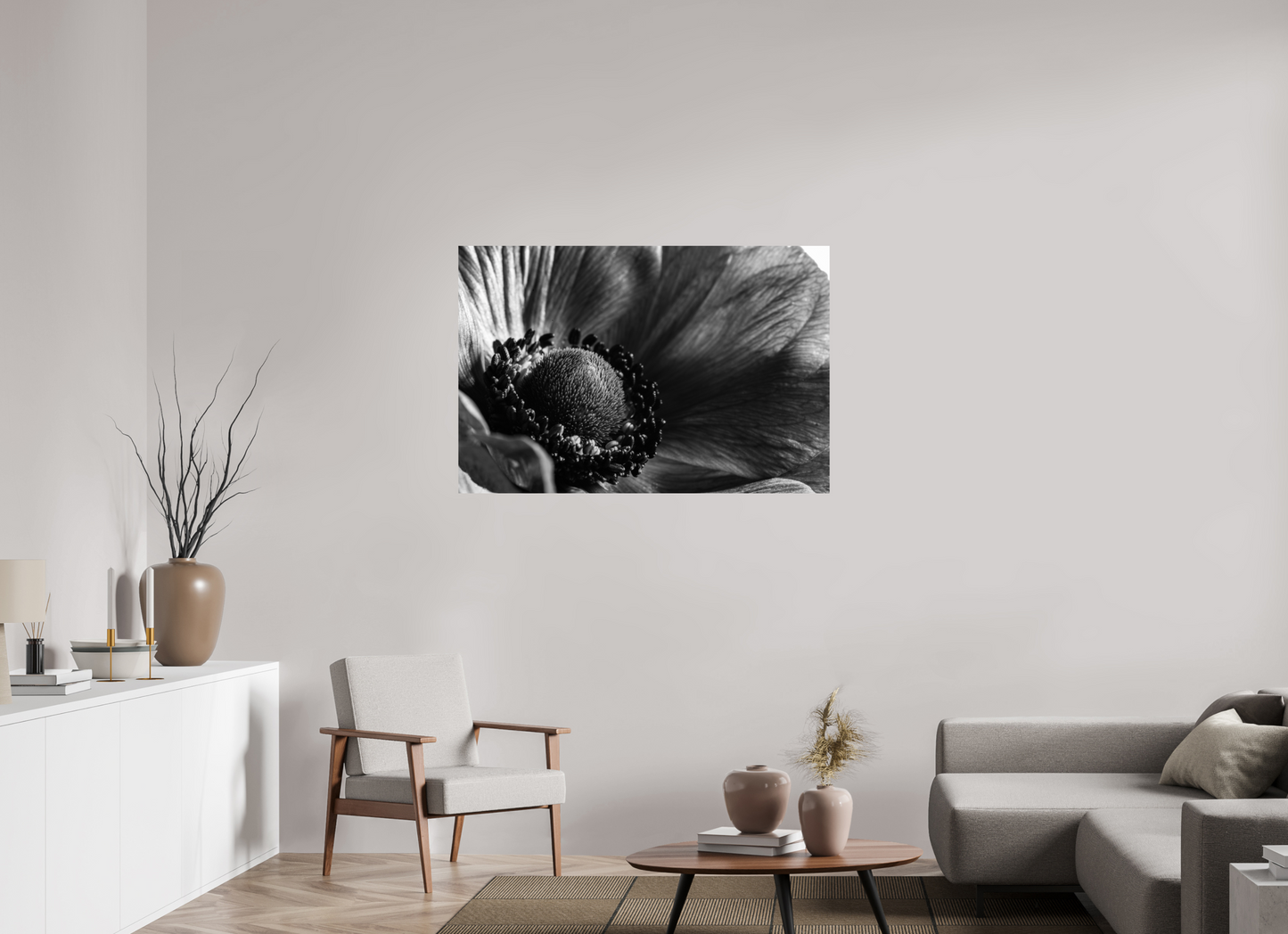 120 x 80 cm, Fine Art Print Baryta auf Alu-Dibond Kronenanemone_03