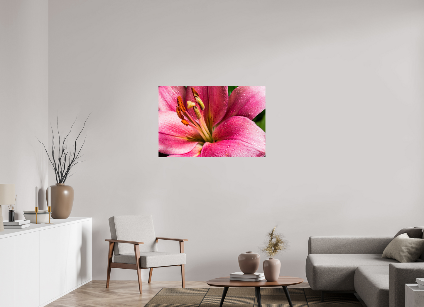 105 x 70 cm, Fine Art Print Baryta auf Alu-Dibond Lilie_02