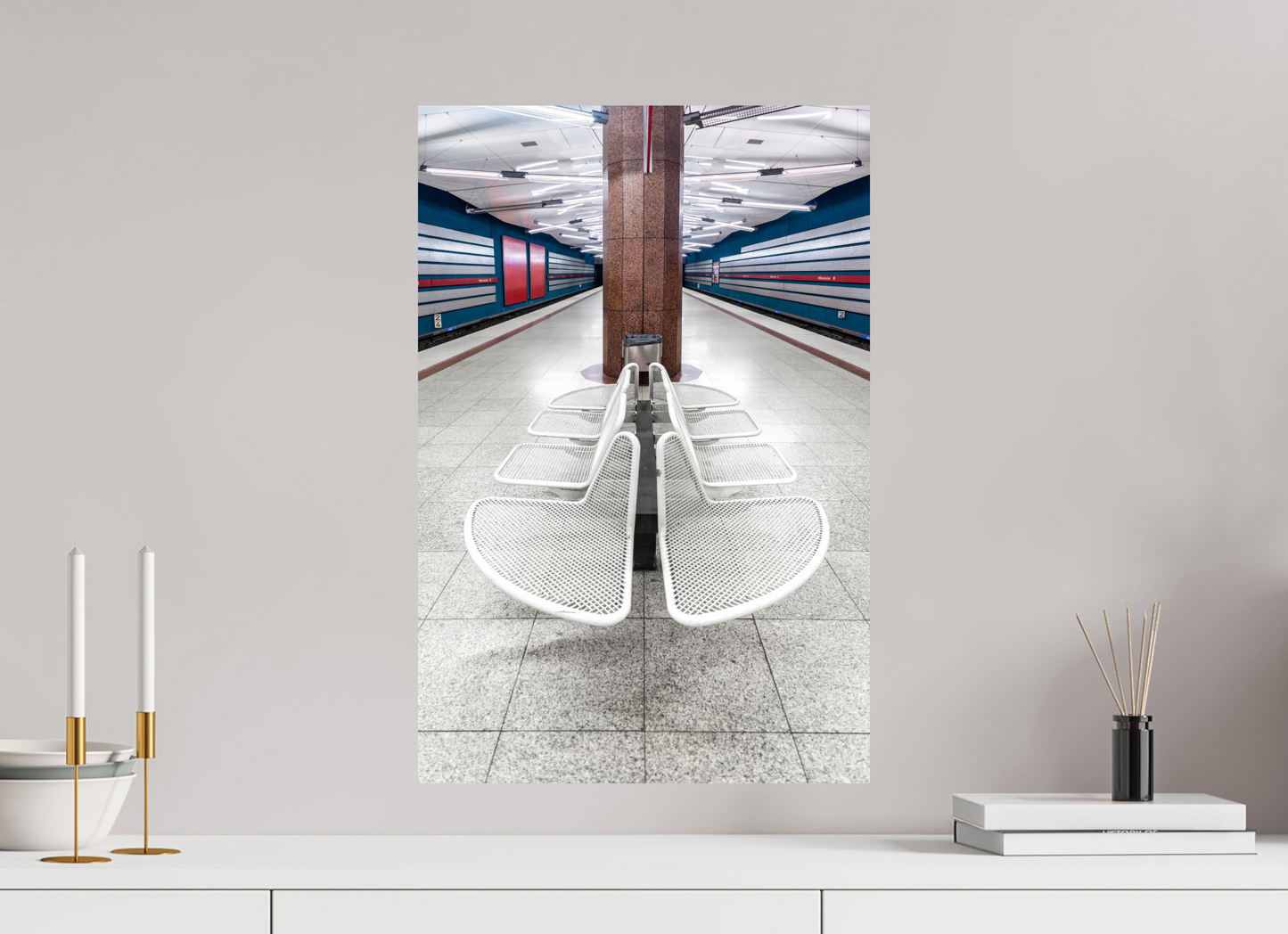 40 x 60 cm, Fine Art Print Metallic Edition Milbertshofen #3 München