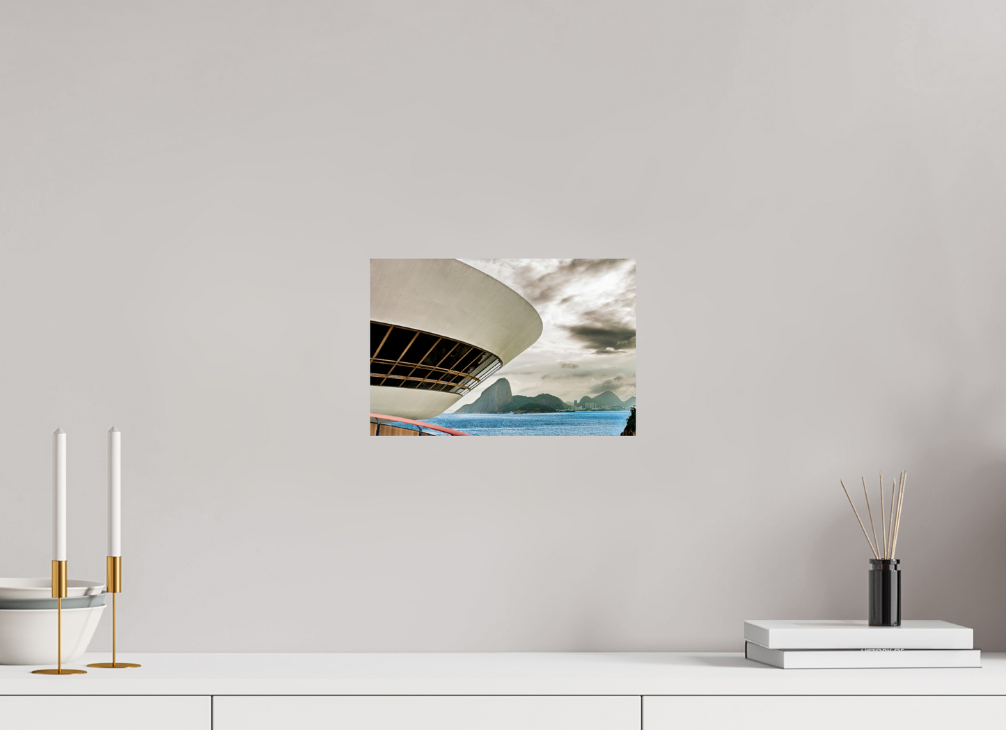 30 x 20 cm, Fine Art Print auf Alu-Dibond ohne Aufhang Niterói - Rio de Janeiro - RJ