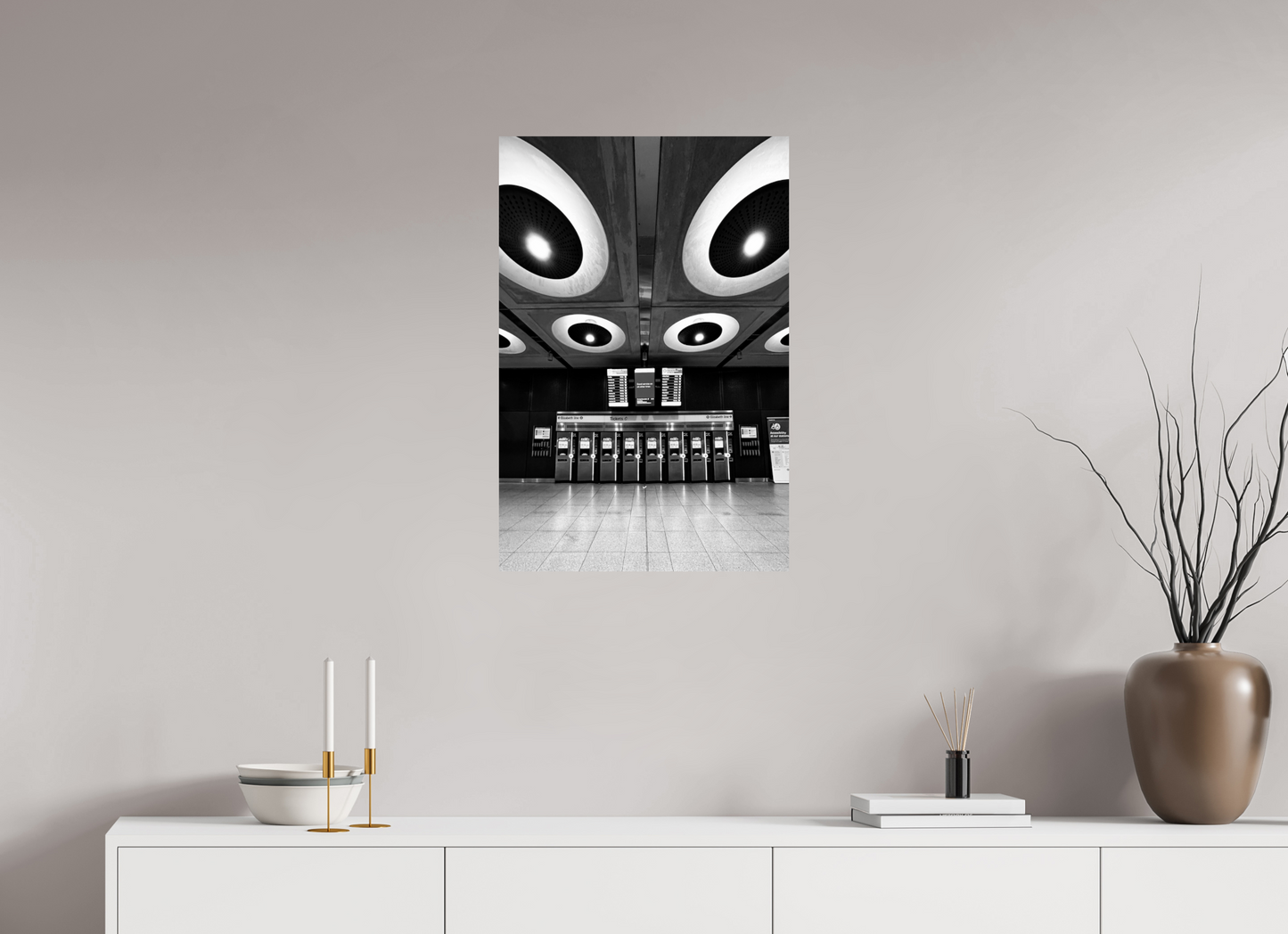 50 x 75 cm, Fine Art Print Metallic Edition Farrington #4 London