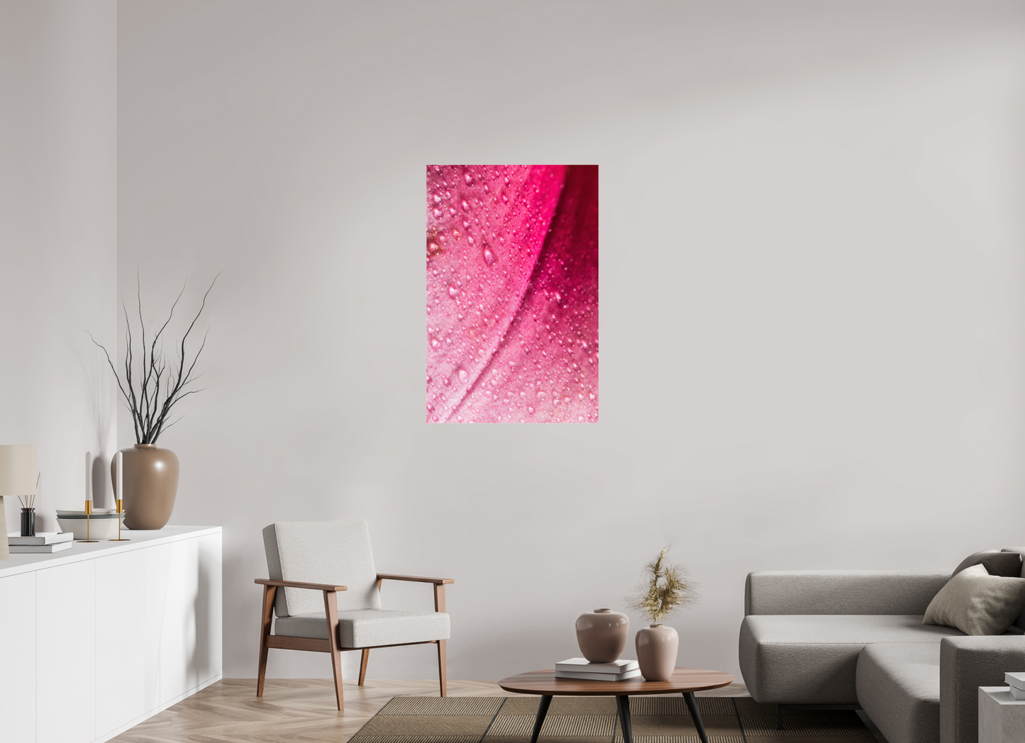 70 x 105 cm, Glänzender Foto-Abzug Acrylglas Lilie_04