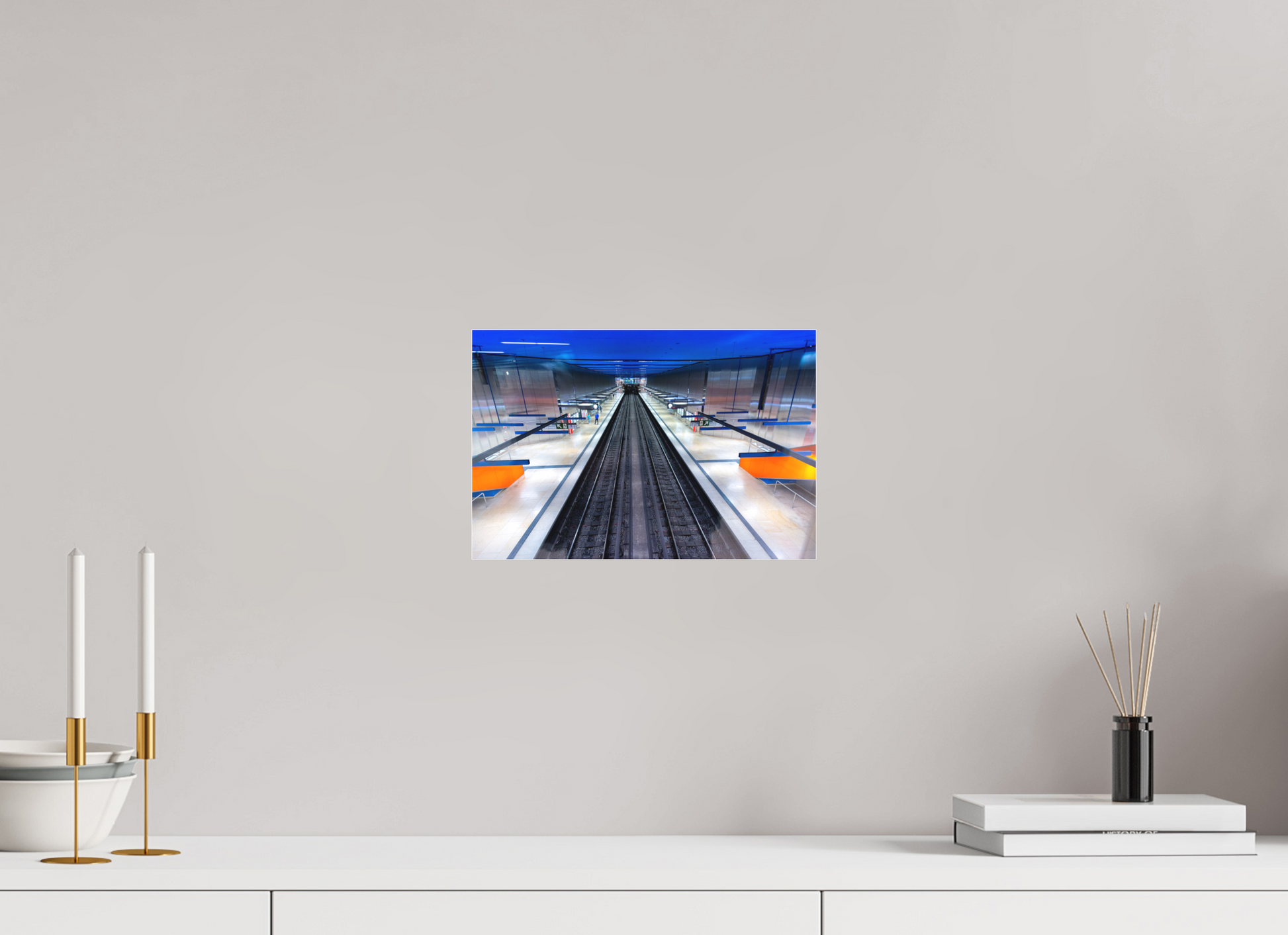 30 x 20 cm, Fine Art Acrylglas Matt Olympia-Einkaufszentrum #4 München