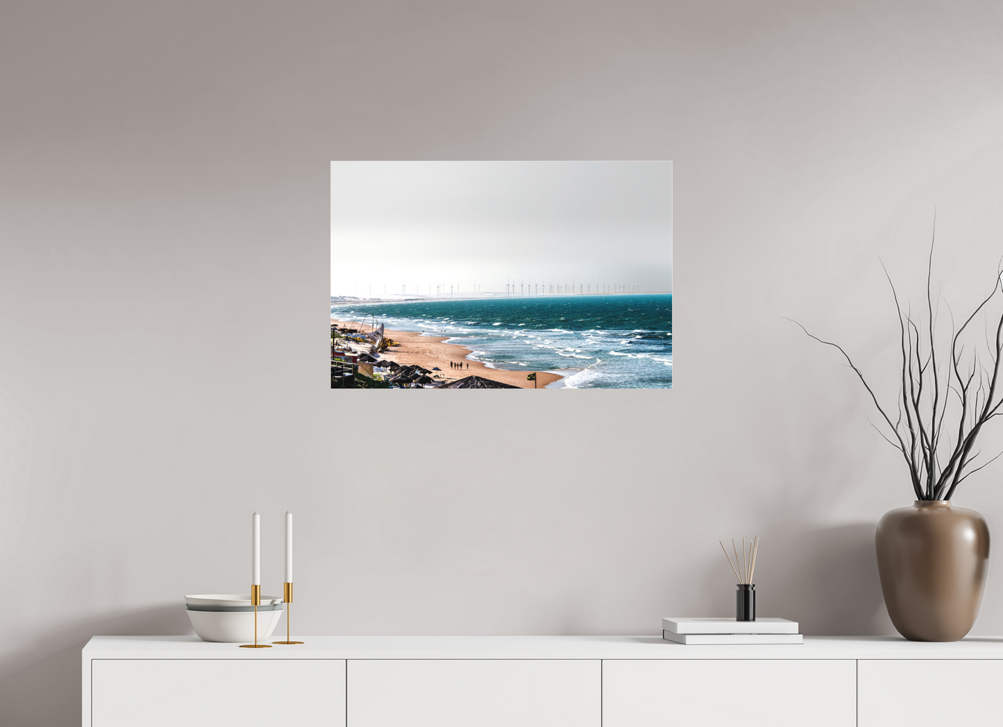 75 x 50 cm, Fine Art Acrylglas Matt Canoa Quebrada - Aracati - CE