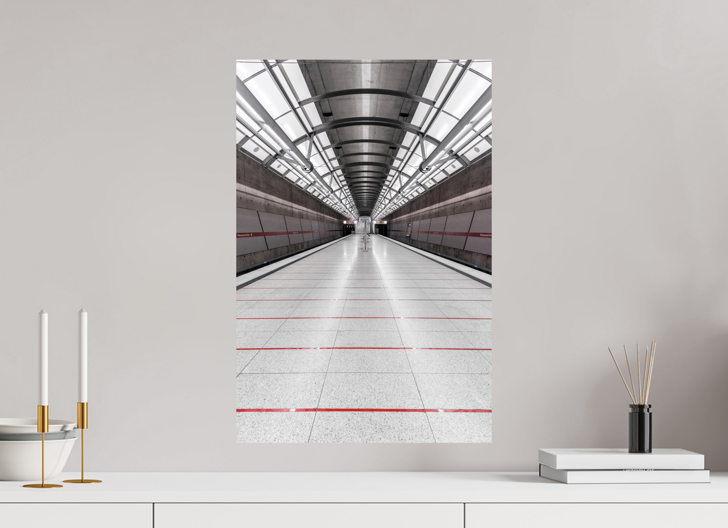 40 x 60 cm, Fine Art Print Metallic Edition Messestadt-Ost #4 München