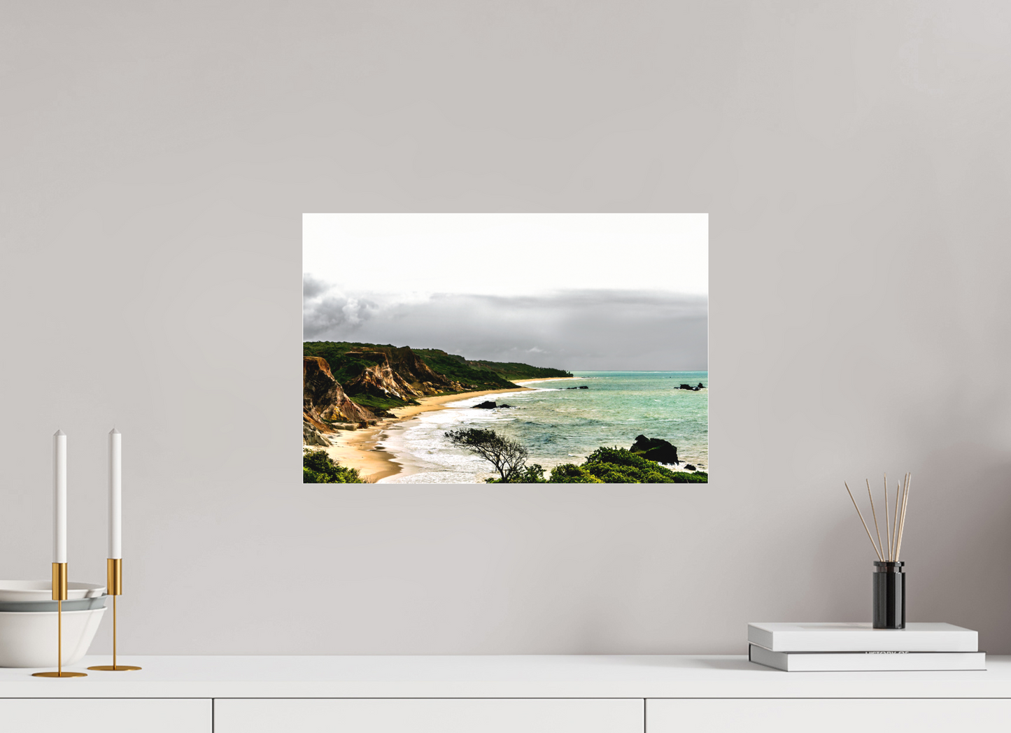 45 x 30 cm, Fine Art Acrylglas Matt Praia Da Arapuca - Conde - PB