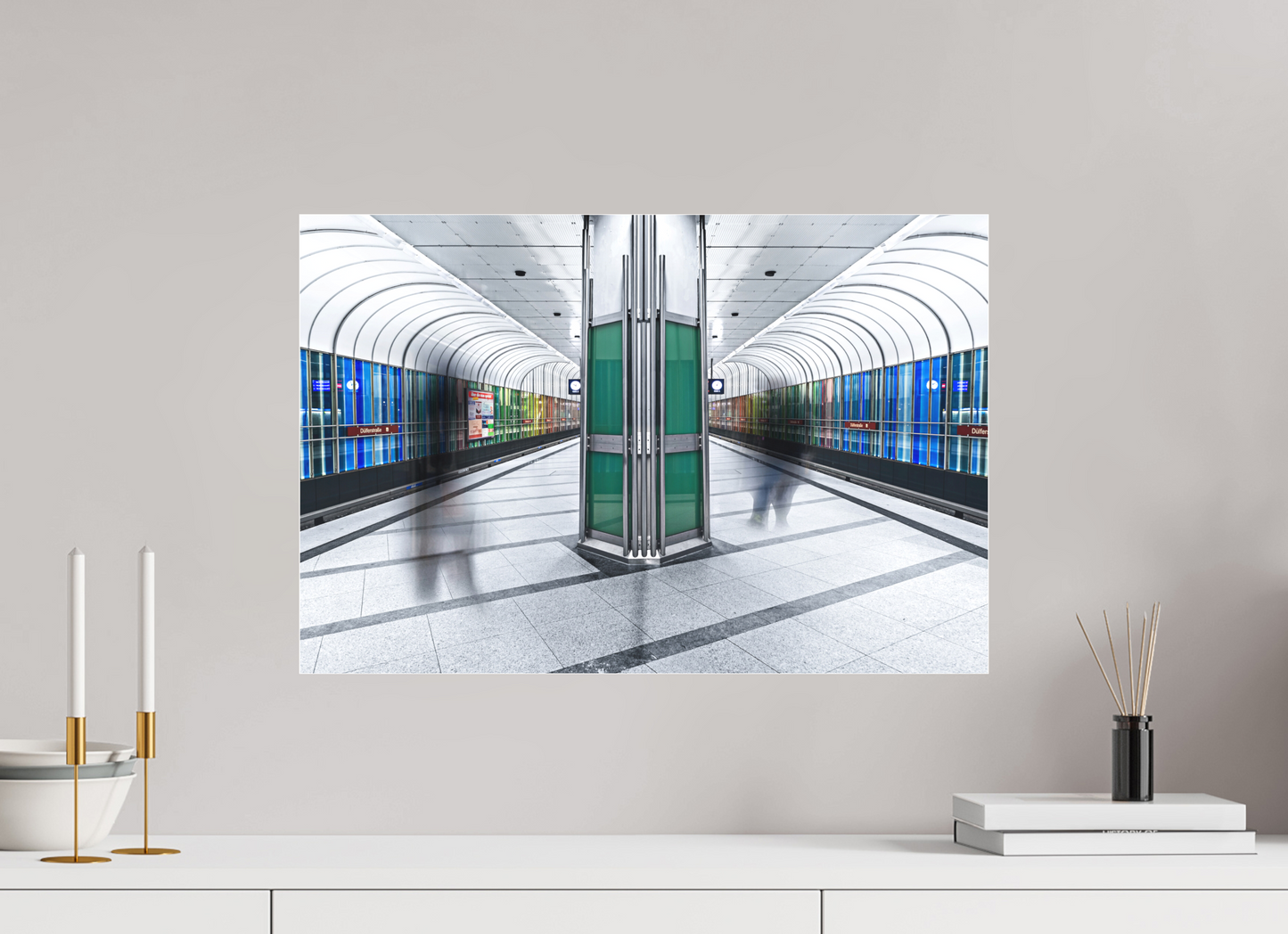 60 x 40 cm, Fine Art Acrylglas Matt Duefelrlstrasse #4 München