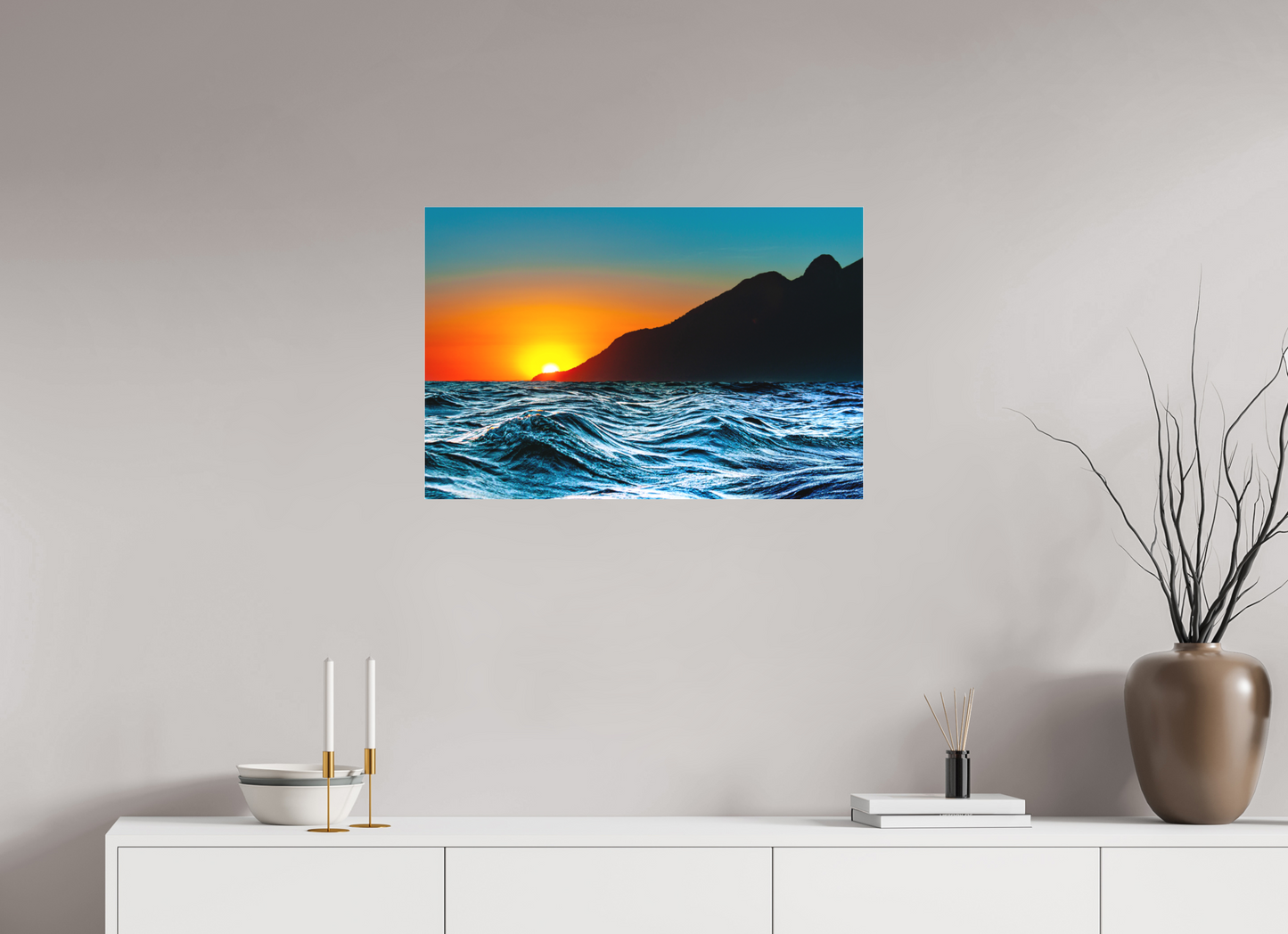 75 x 50 cm, Fine Art Acrylglas Matt Ponta do Boi - Ilhabela