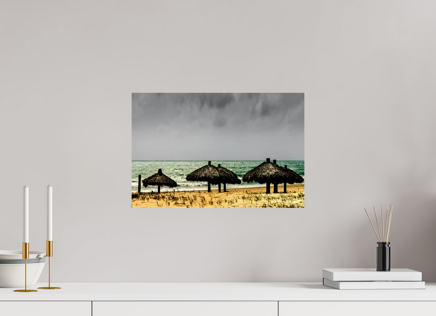45 x 30 cm, Fine Art Print auf Alu-Dibond ohne Aufhang Praia do Futuro - Fortaleza - CE
