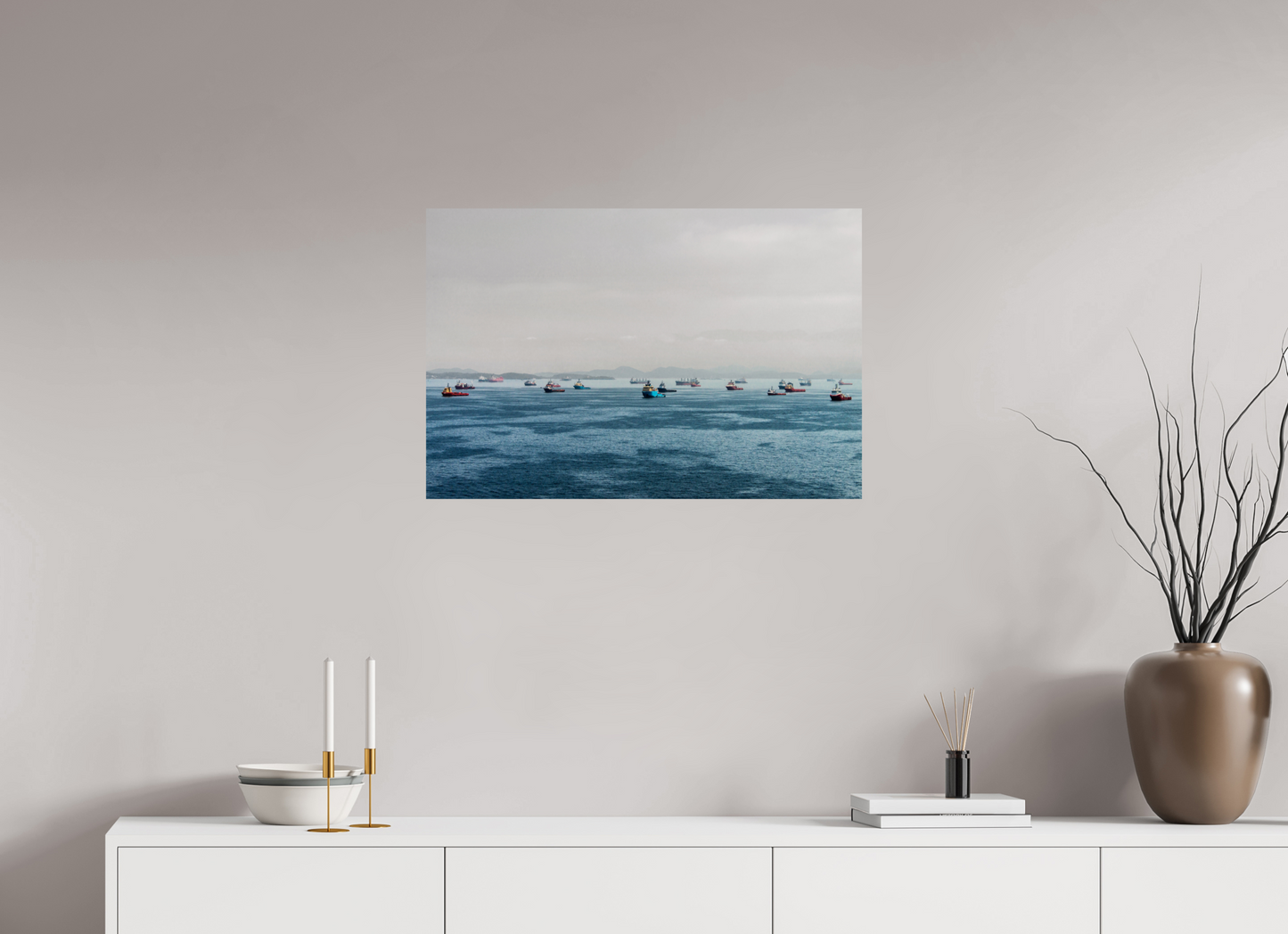 75 x 50 cm, Fine Art Print auf Alu-Dibond ohne Aufhang Ponte Rio NIterói - Niterói - RJ
