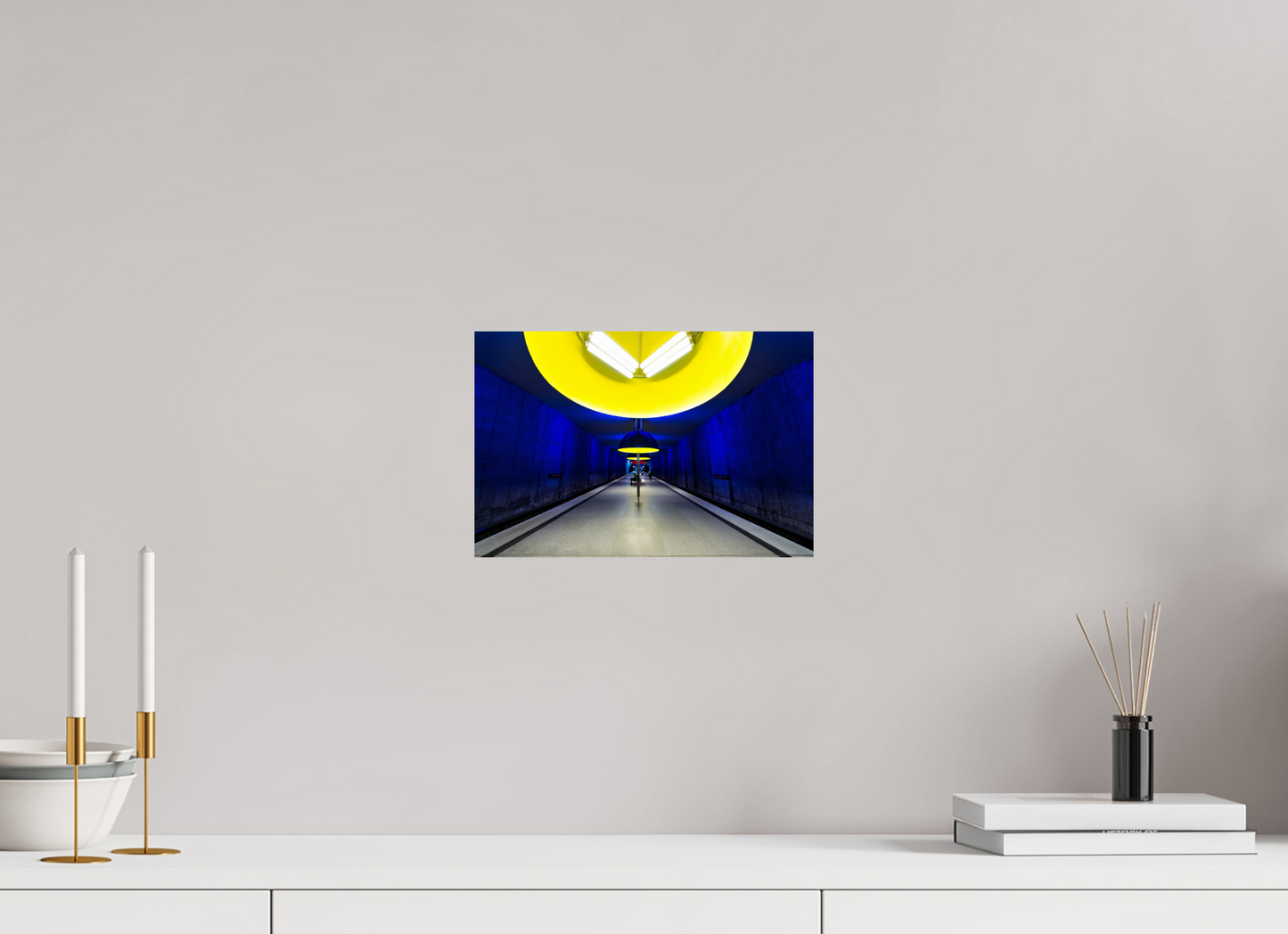 30 x 20 cm, Fine Art Print Metallic Edition West Friedhof #6 München