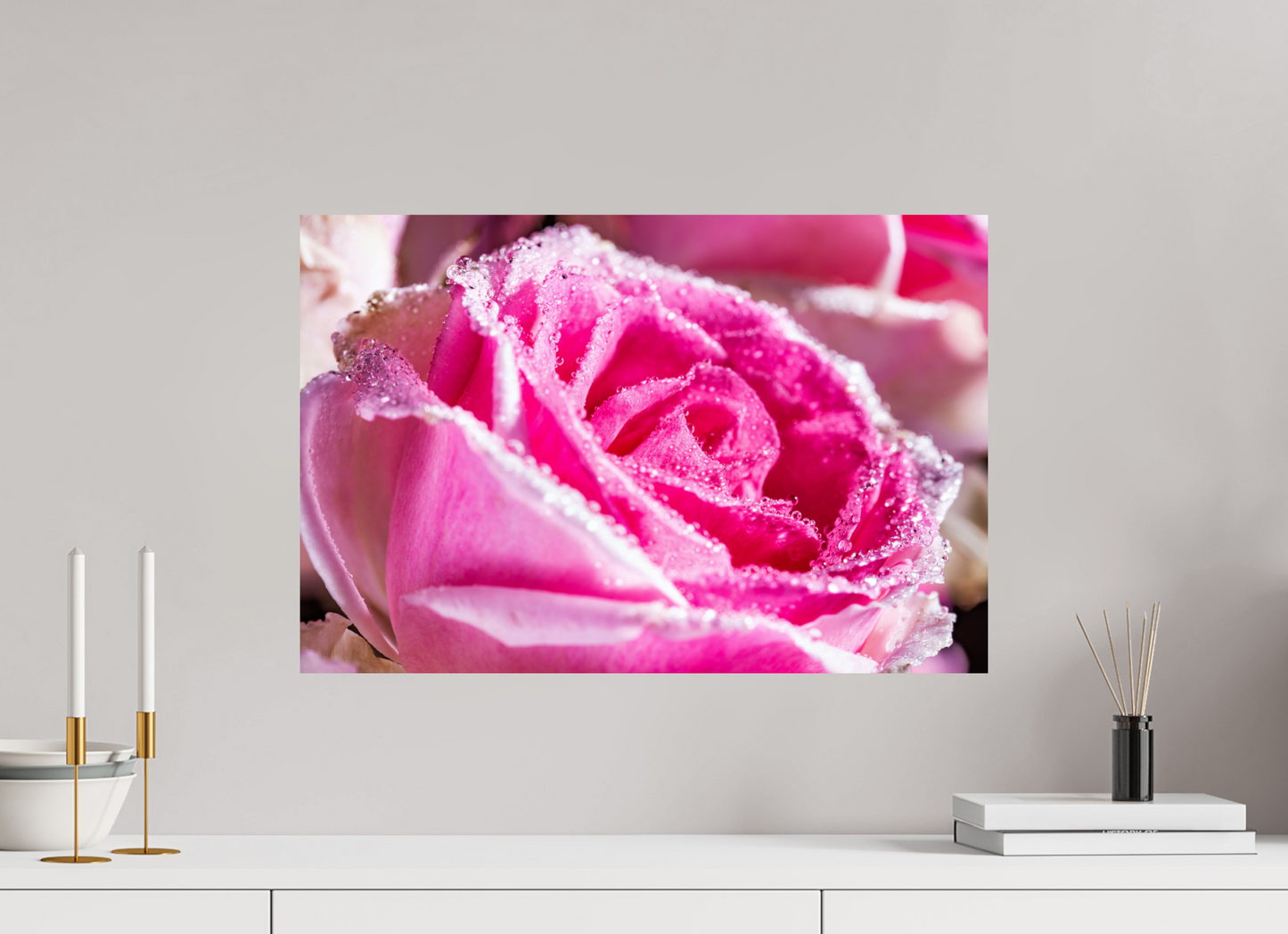 60 x 40 cm, Fine Art Print Baryta auf Alu-Dibond Rose_09