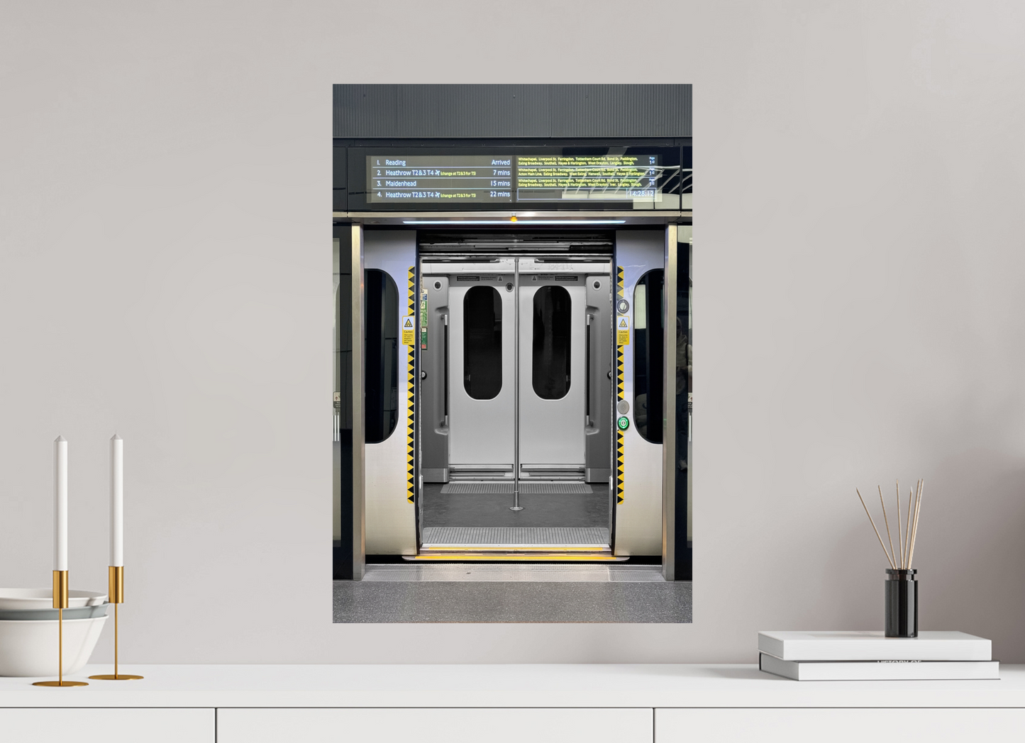 40 x 60 cm, Fine Art Print Metallic Edition London #1