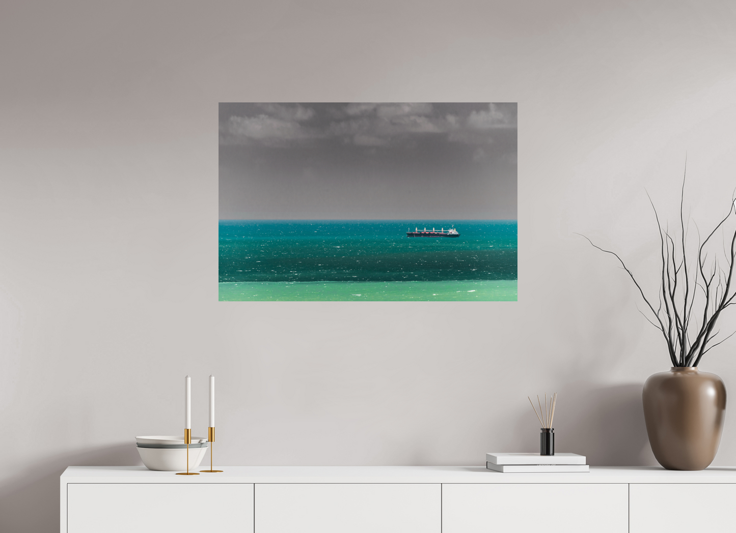 90 x 60 cm, Fine Art Print auf Alu-Dibond ohne Aufhang Centro Histórico - Olinda - PE
