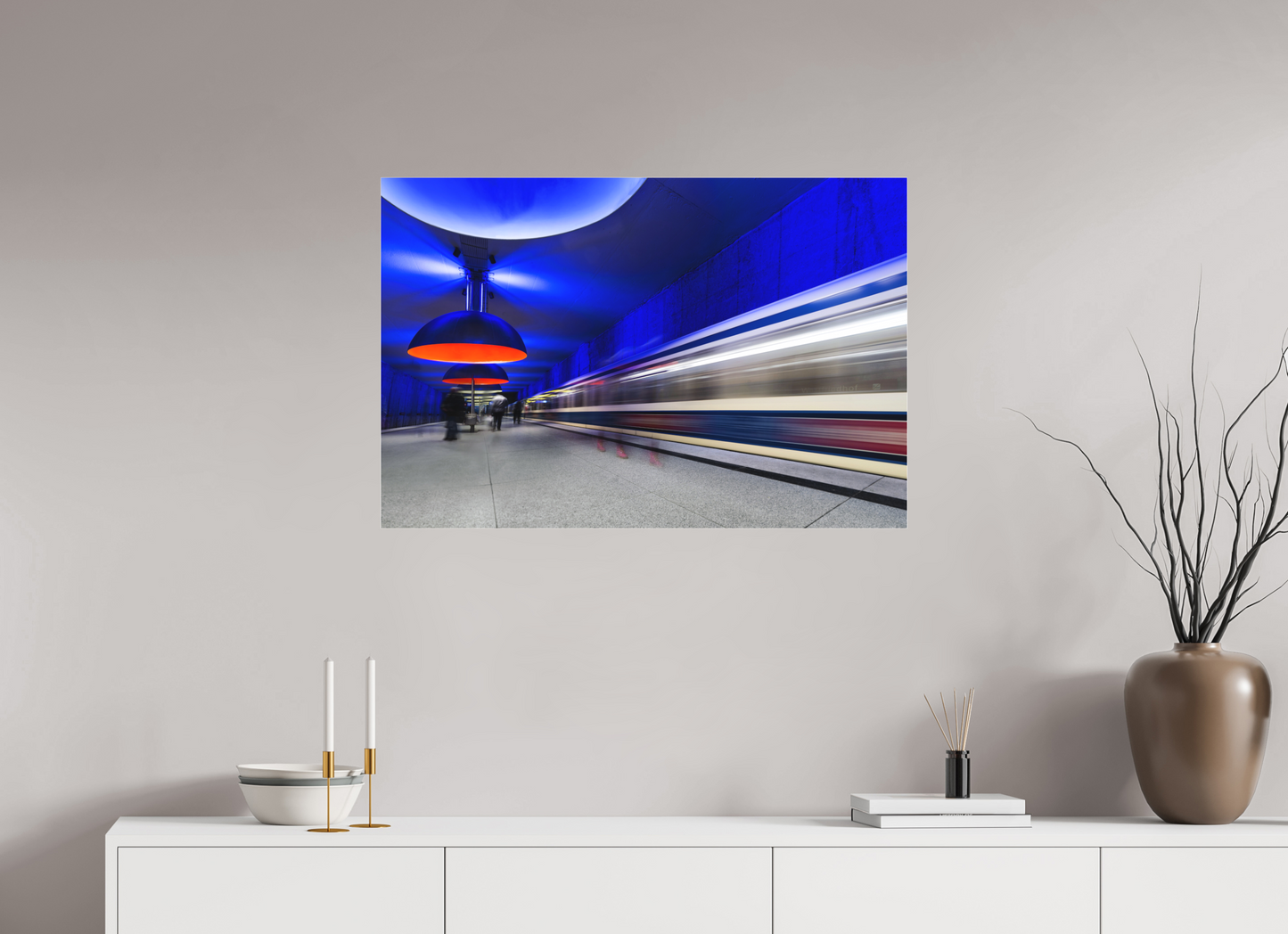 90 x 60 cm, Fine Art Acrylglas Matt Westfriedhof München