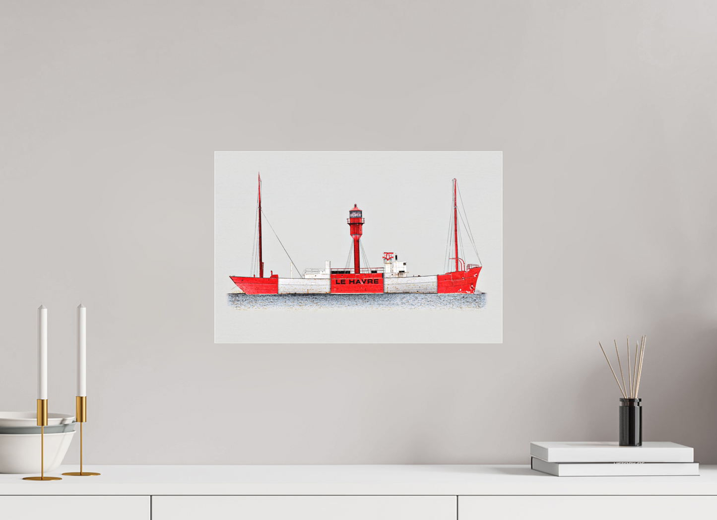 45 x 30 cm, Fine Art Acrylglas Matt Le_Havre