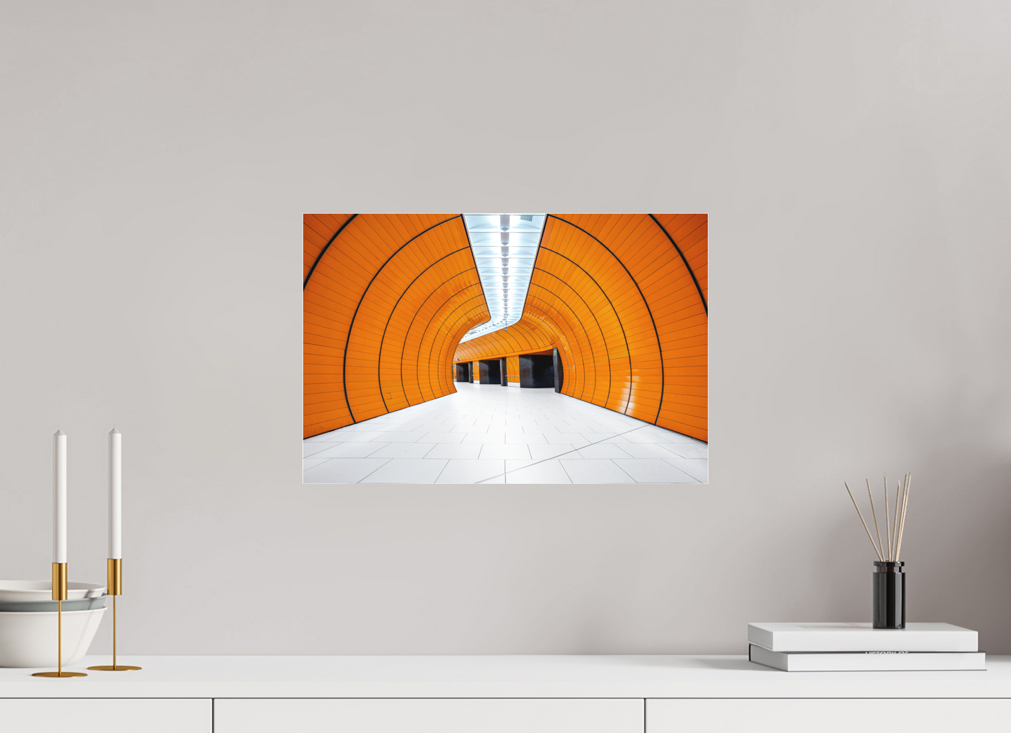 45 x 30 cm, Fine Art Acrylglas Matt Marienplatz #4 München