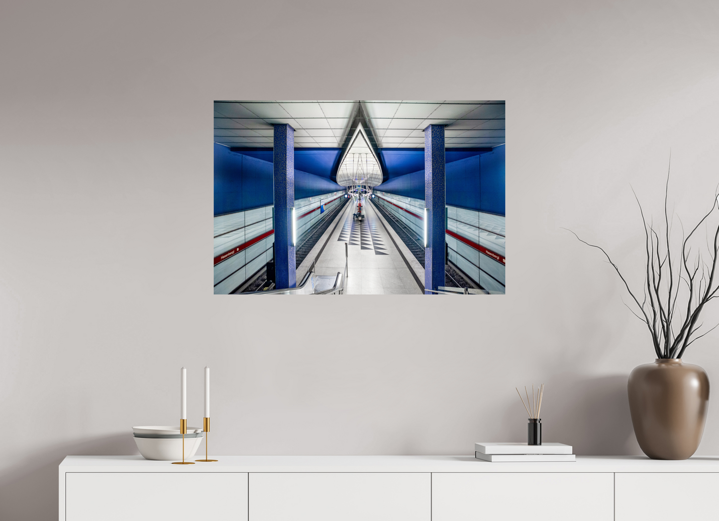 90 x 60 cm, Fine Art Print Metallic Edition Hasenbergl #4 in München