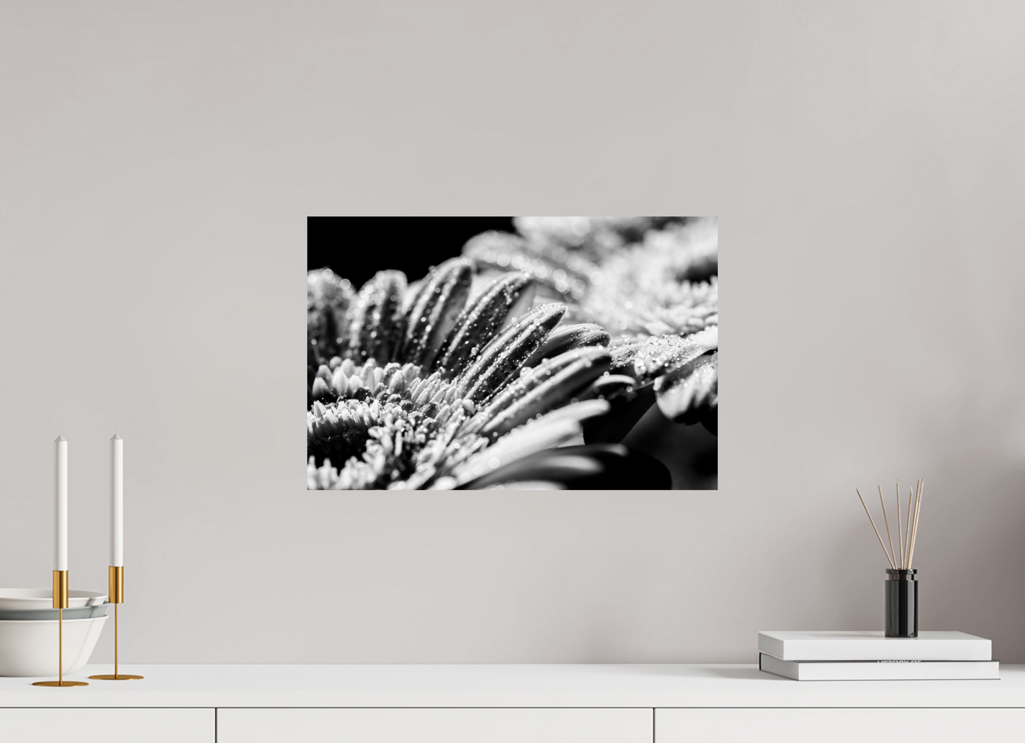 45 x 30 cm, Fine Art Print Baryta auf Alu-Dibond Gerbera_10